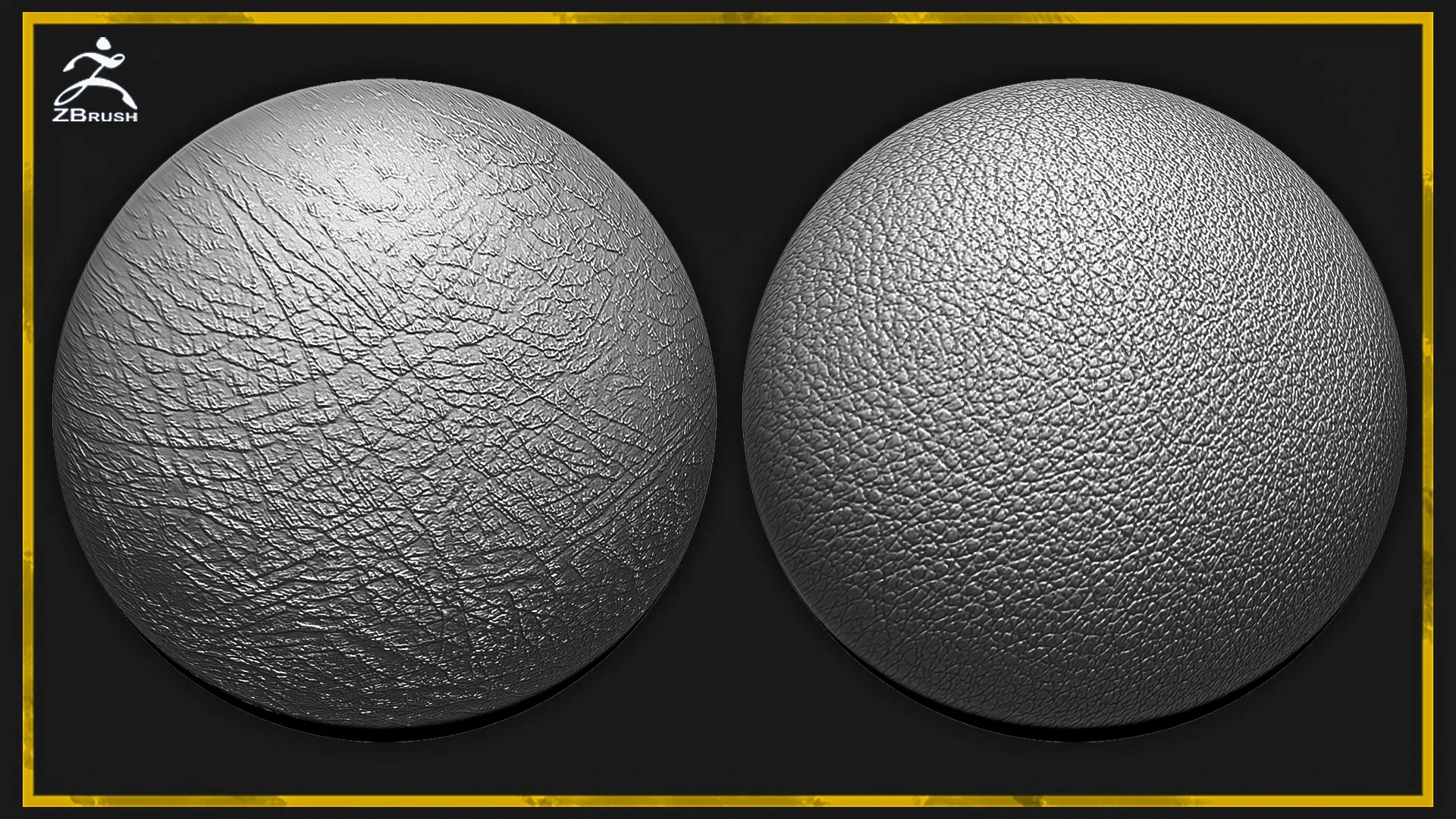 20 Leather Alphas Vol.6 (ZBrush, Substance, 2K)