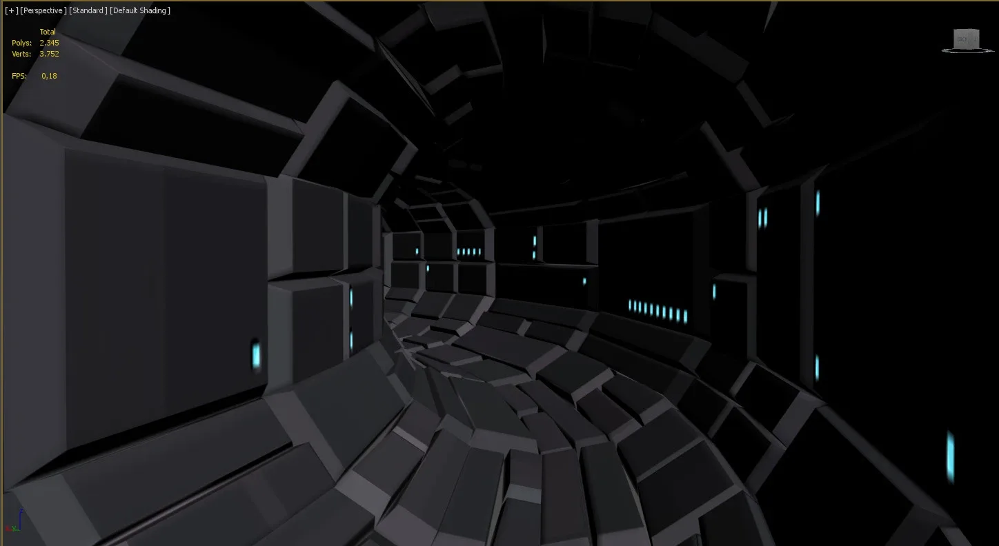 Sci-Fi Tunnel Pack Modular Lowpoly