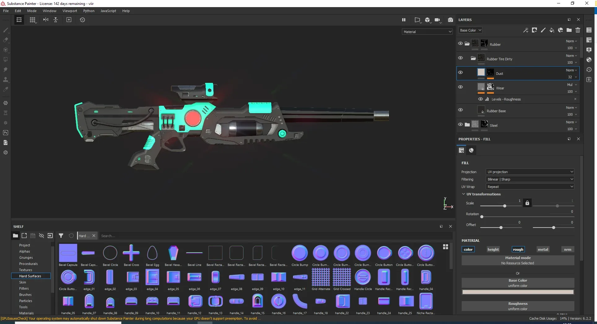 Viir Rifle Scifi Game Ready