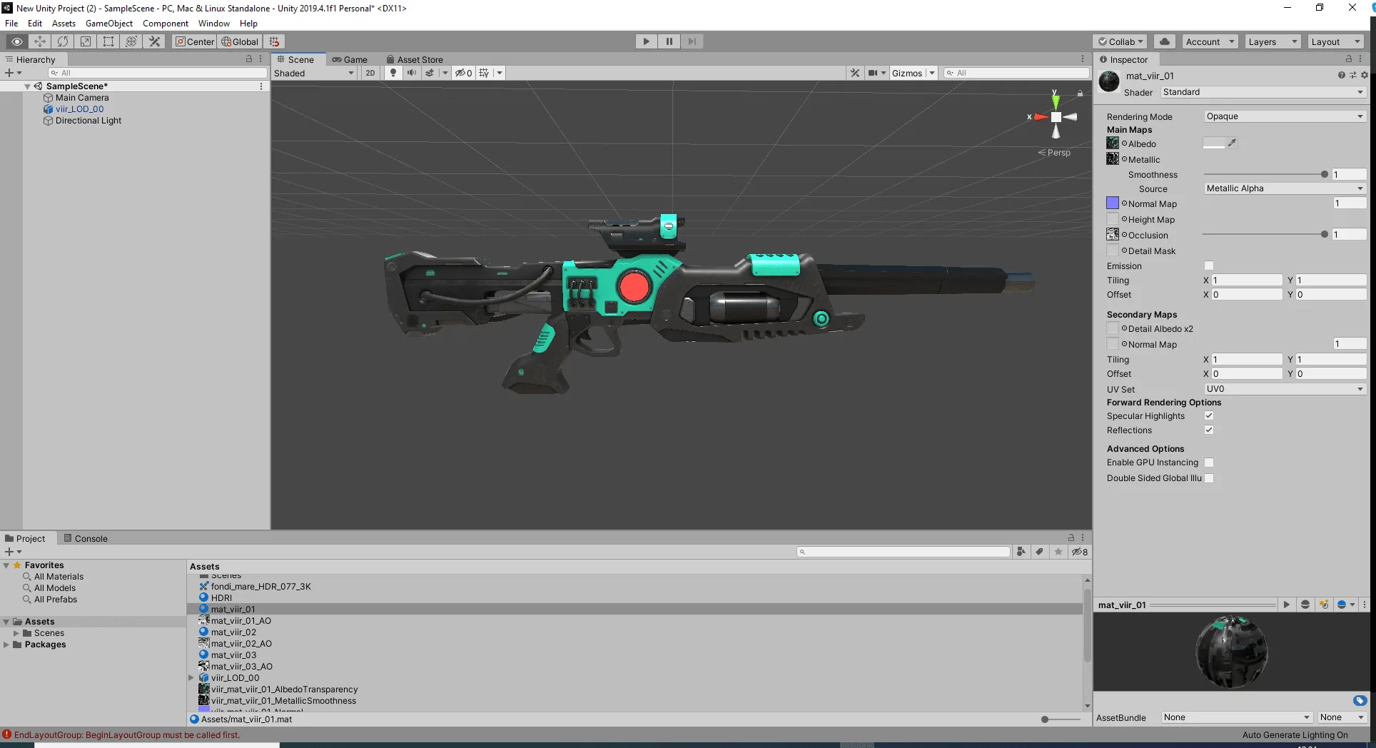 Viir Rifle Scifi Game Ready