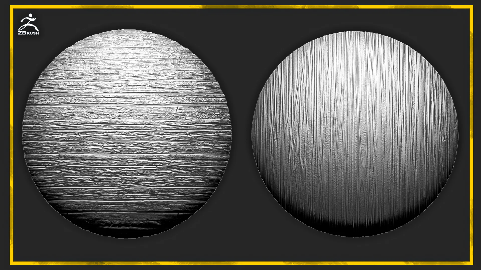 20 Wood Tileable Alphas Vol.3 (ZBrush, Substance)