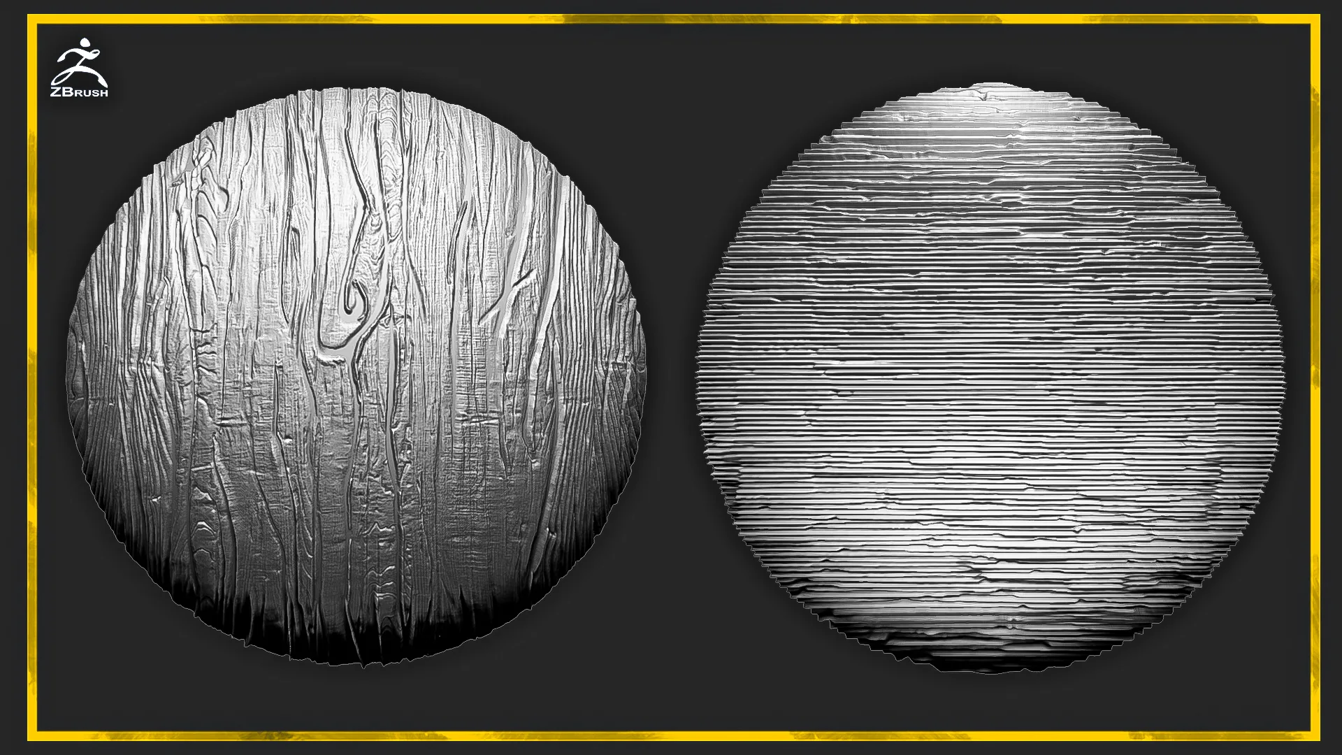 20 Wood Tileable Alphas Vol.3 (ZBrush, Substance)