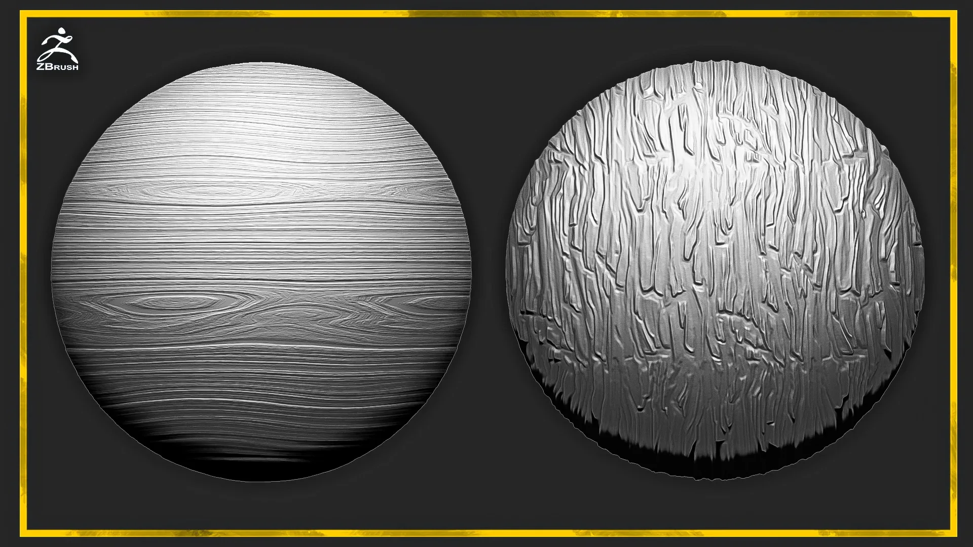 20 Wood Tileable Alphas Vol.3 (ZBrush, Substance)