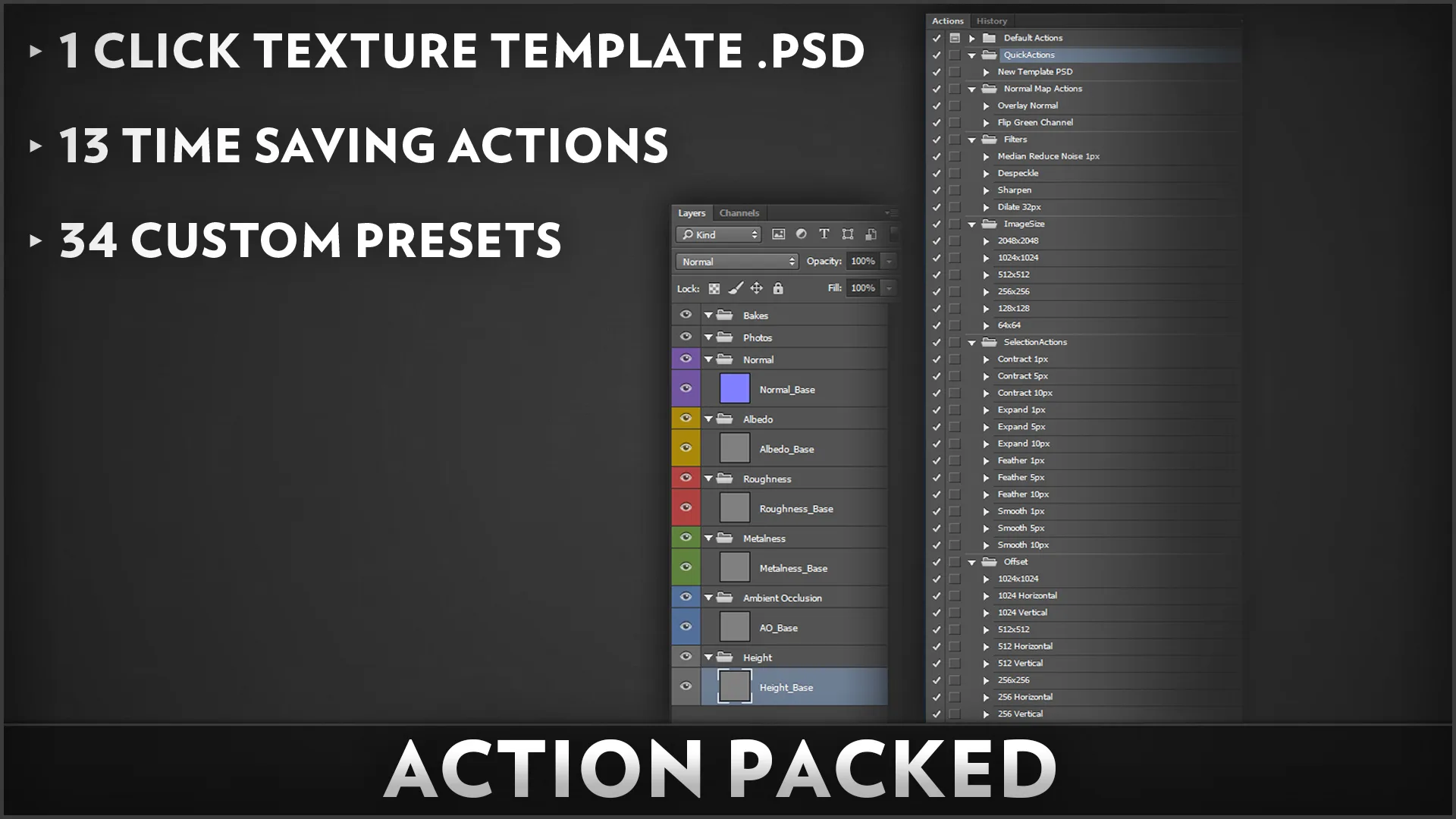 ACTION PACKED! Photoshop Action Pack