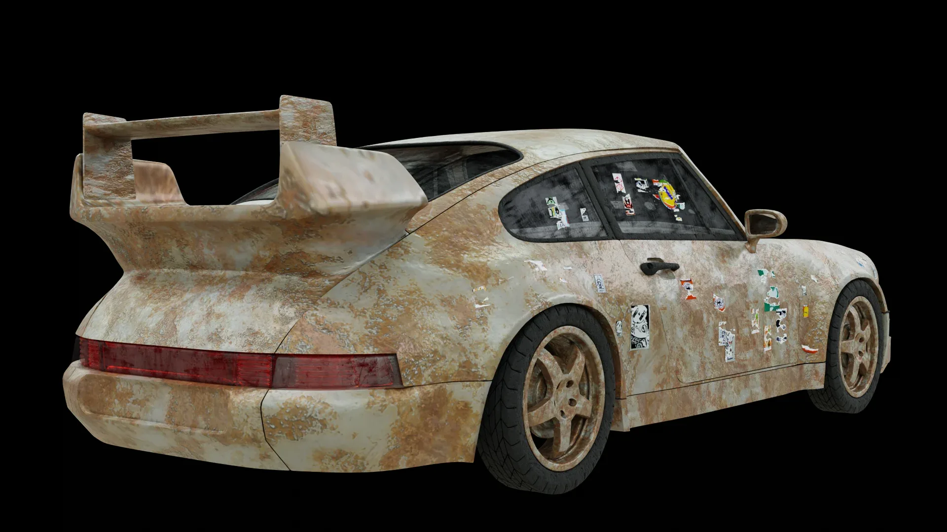 Rusted Porsche 911