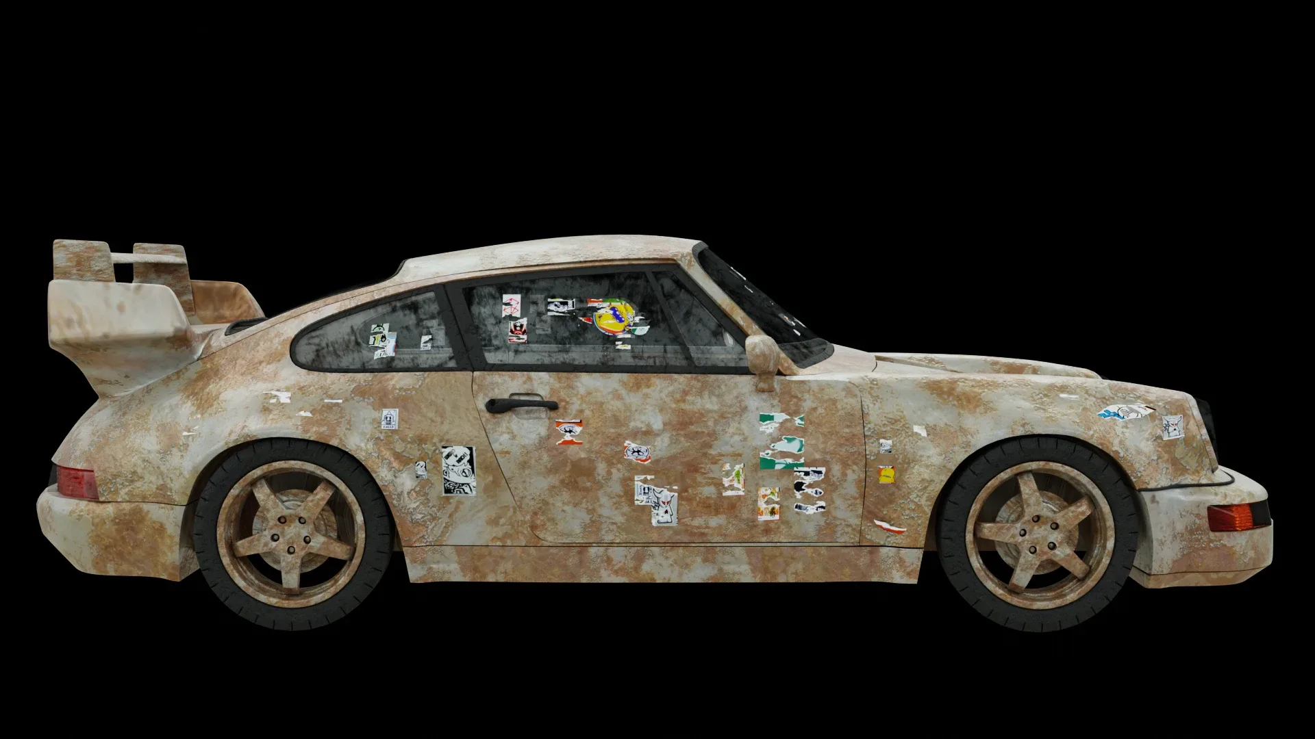 Rusted Porsche 911