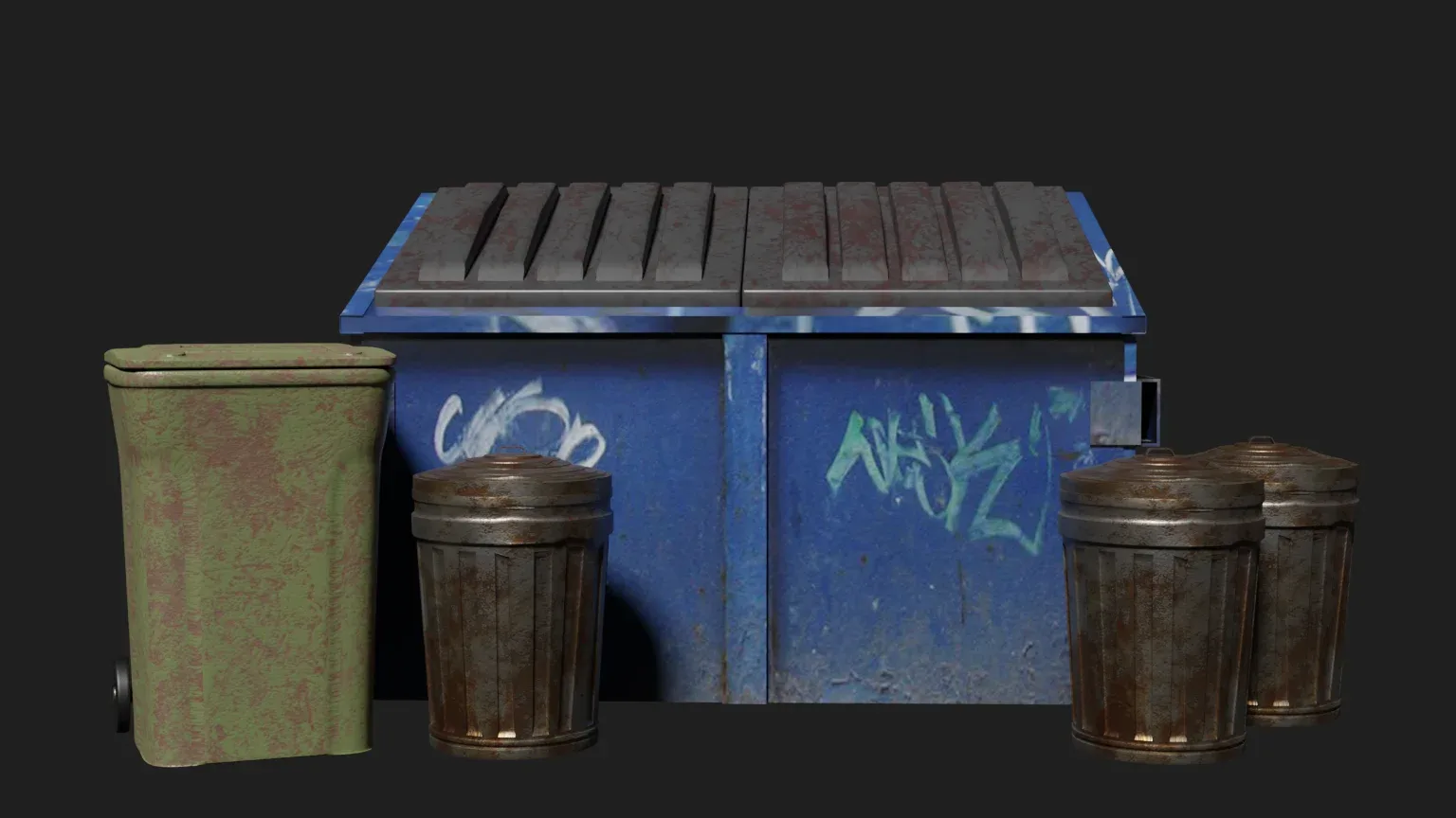 Trash Can & Dumpster