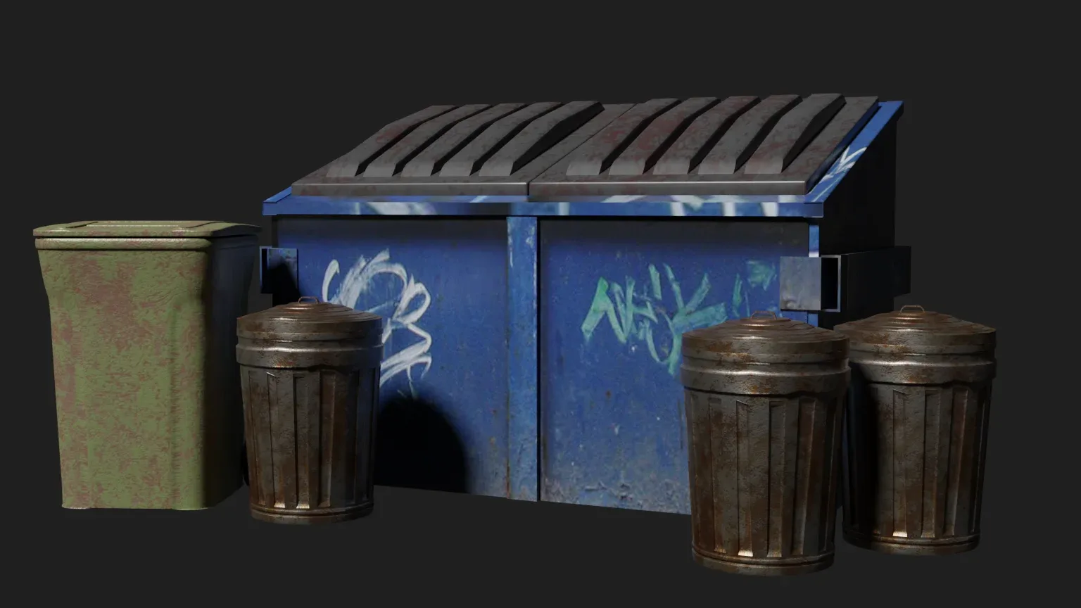 Trash Can & Dumpster