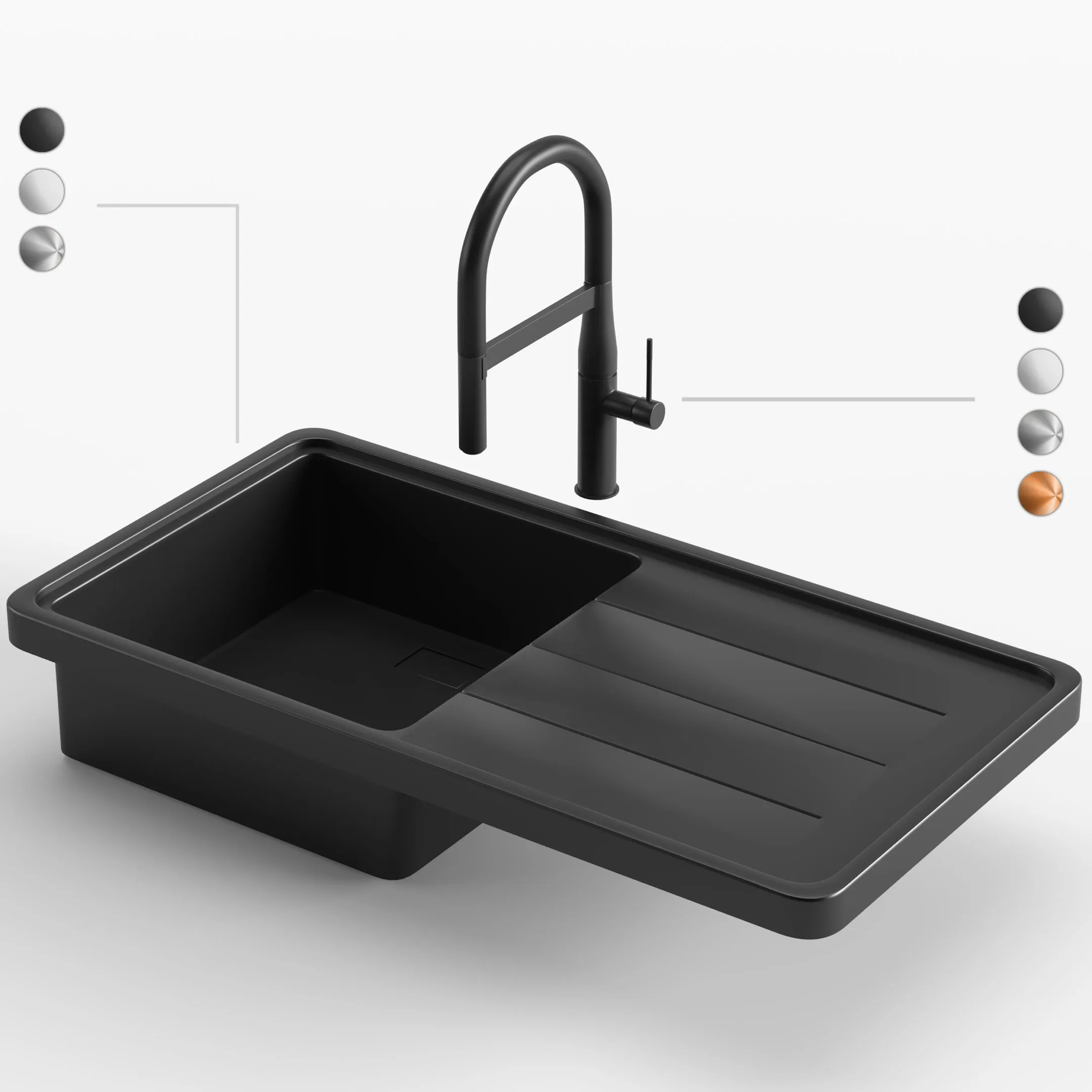Kitchen Sink and Faucet FlippedNormals