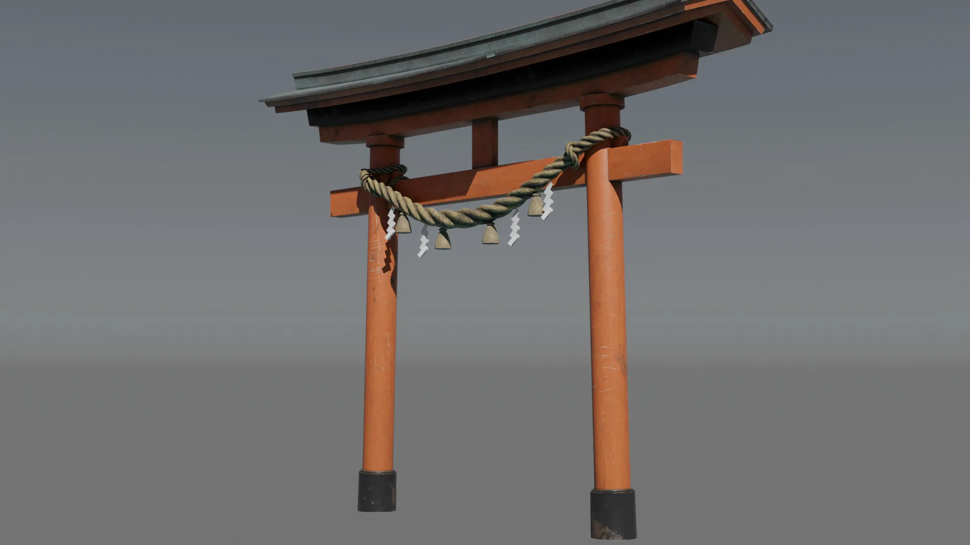 Japanese Red Torii Gate