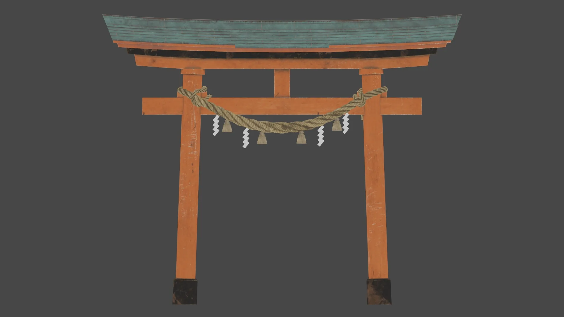 Japanese Red Torii Gate