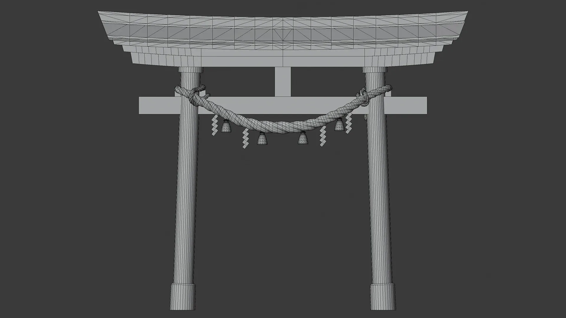 Japanese Red Torii Gate