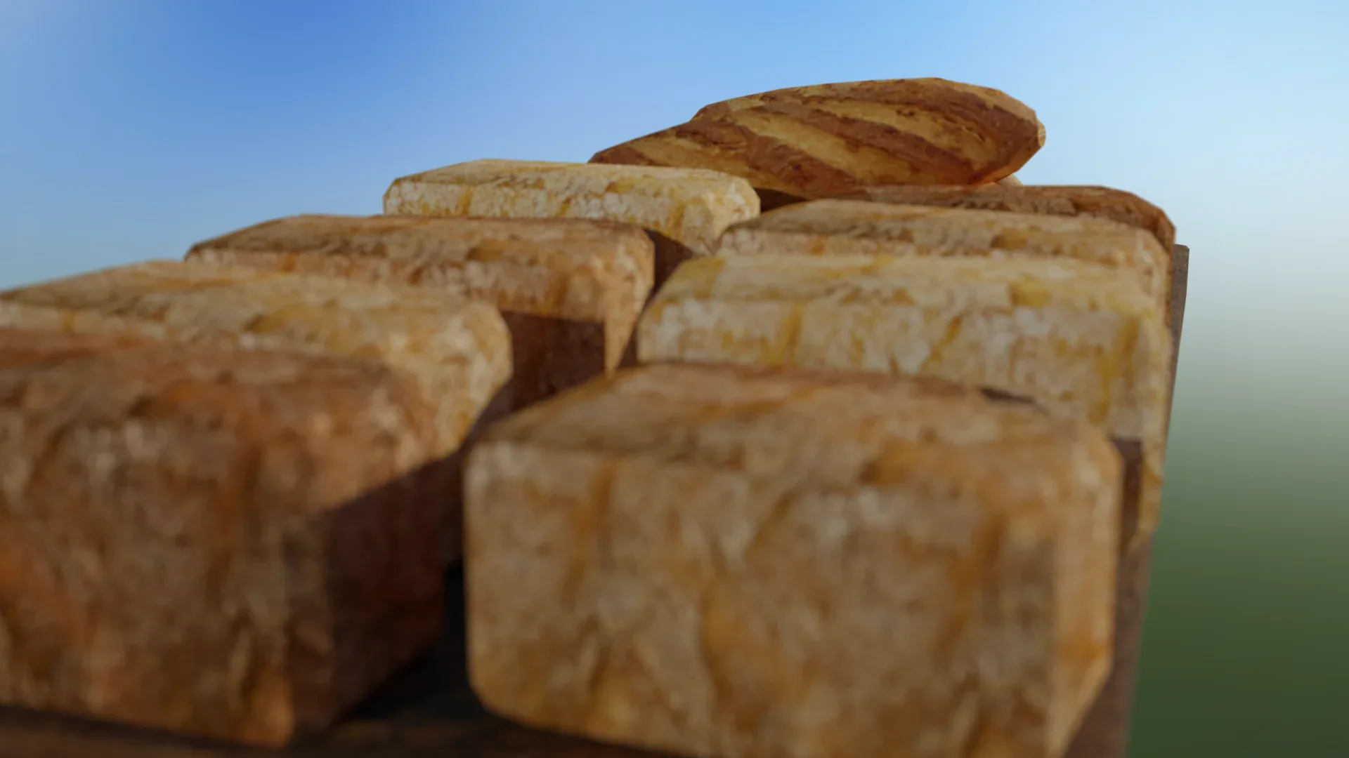 Medieval Bread Table Set