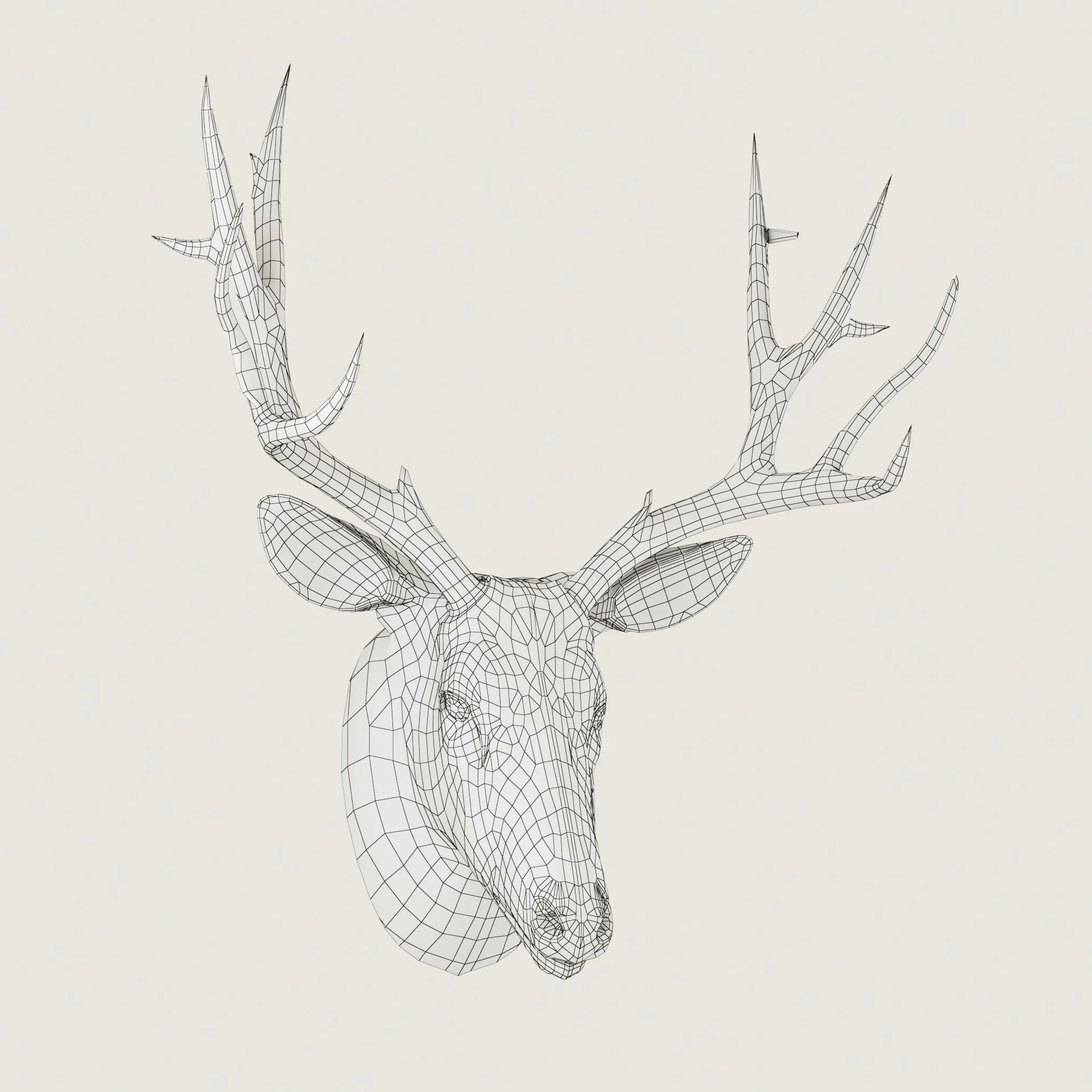 Deer Head Wall Mount