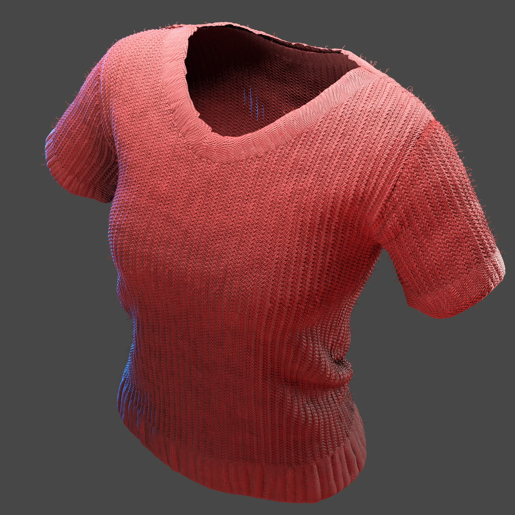 T-shirt (Marvelous Designer & Clo3d & OBJ & FBX & Texture)