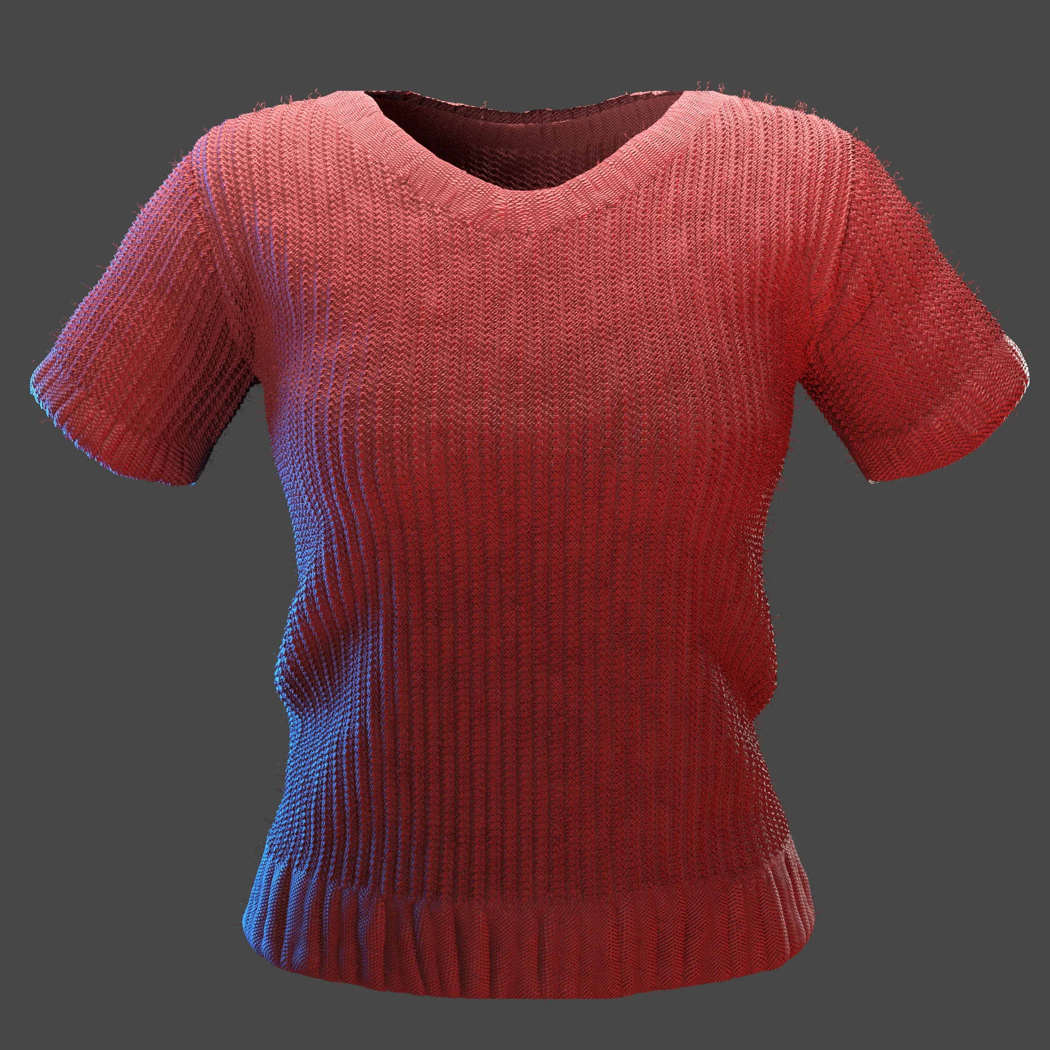 T-shirt (Marvelous Designer & Clo3d & OBJ & FBX & Texture)