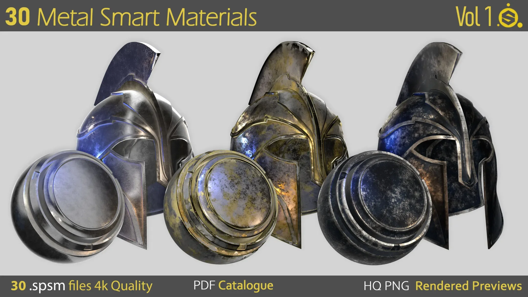 30 Metal Smart Materials-spsm-Substance Painter