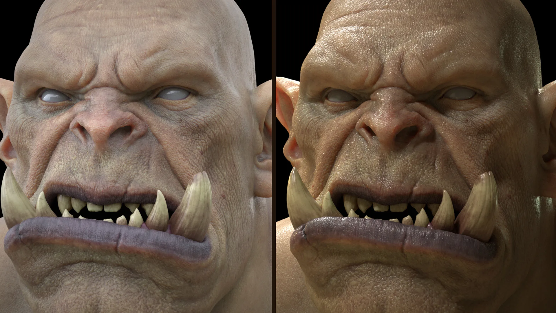 Skin Texturing And Shading In Mari And Arnold For Production