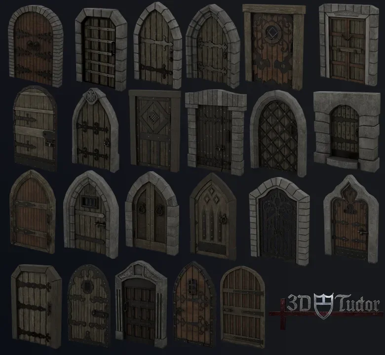 Medieval Door Collection Vol.1