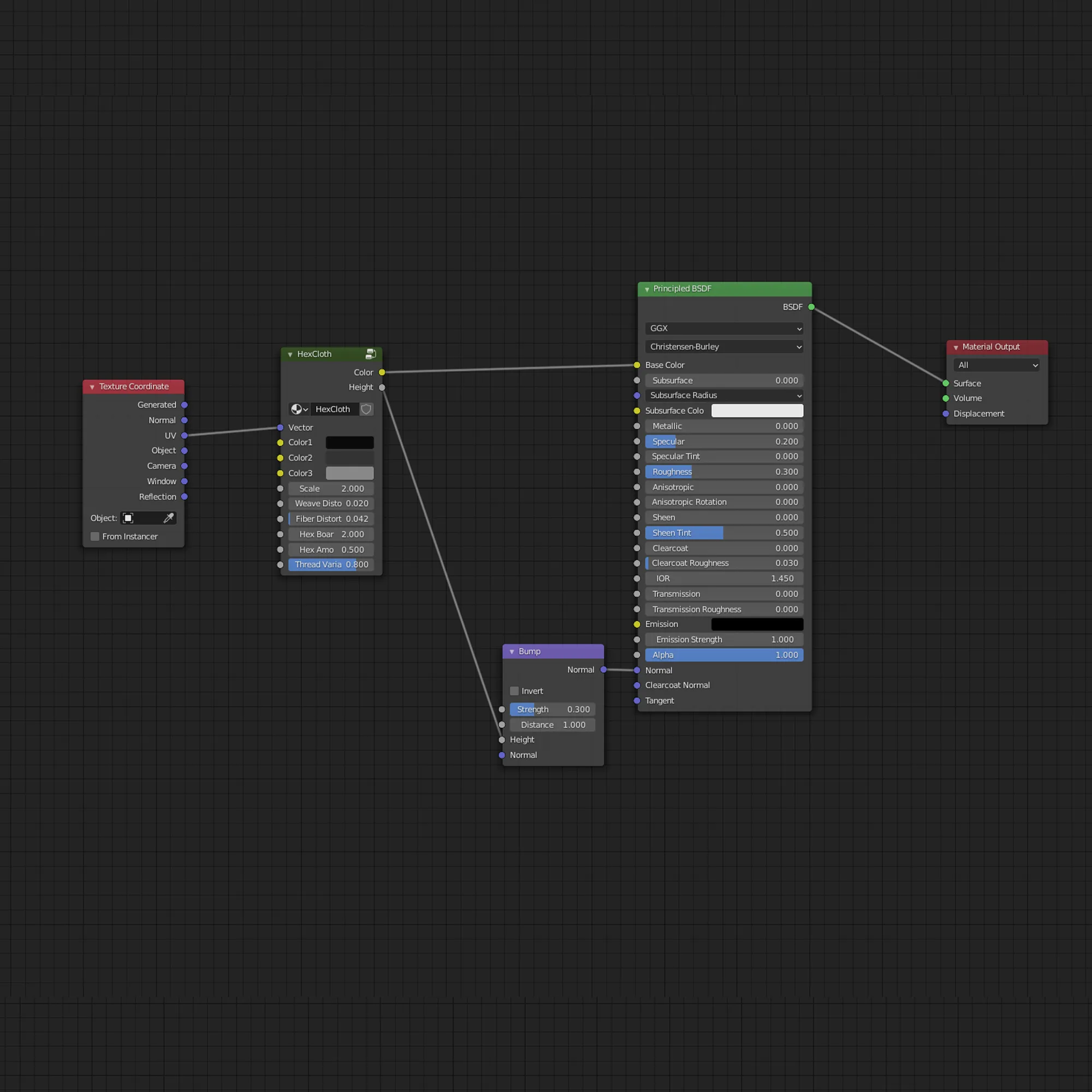Procedural Sci Fi Cloth Shader - FlippedNormals