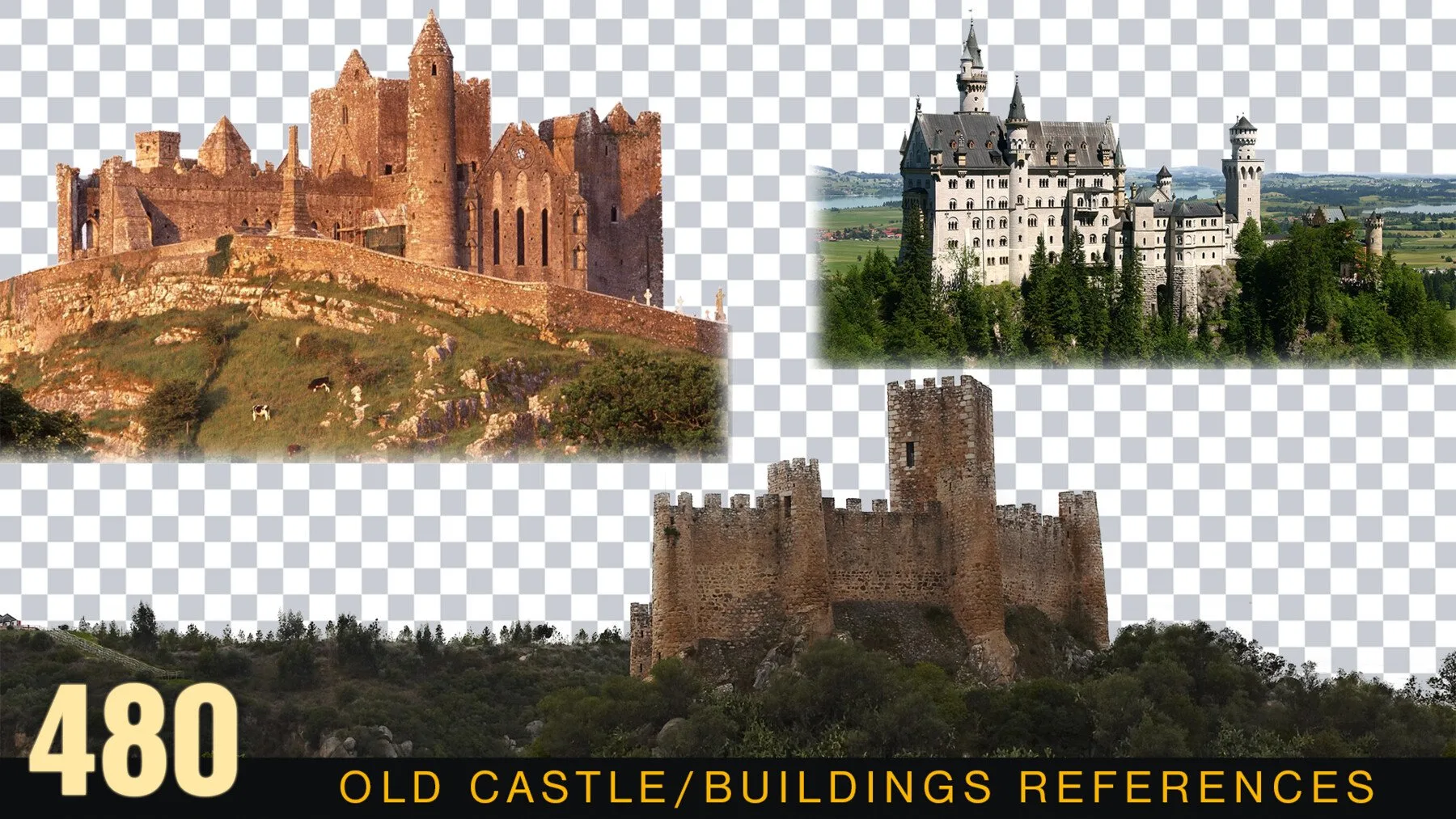 Panoramic Environment References [Castles | Old Buildings ] 480