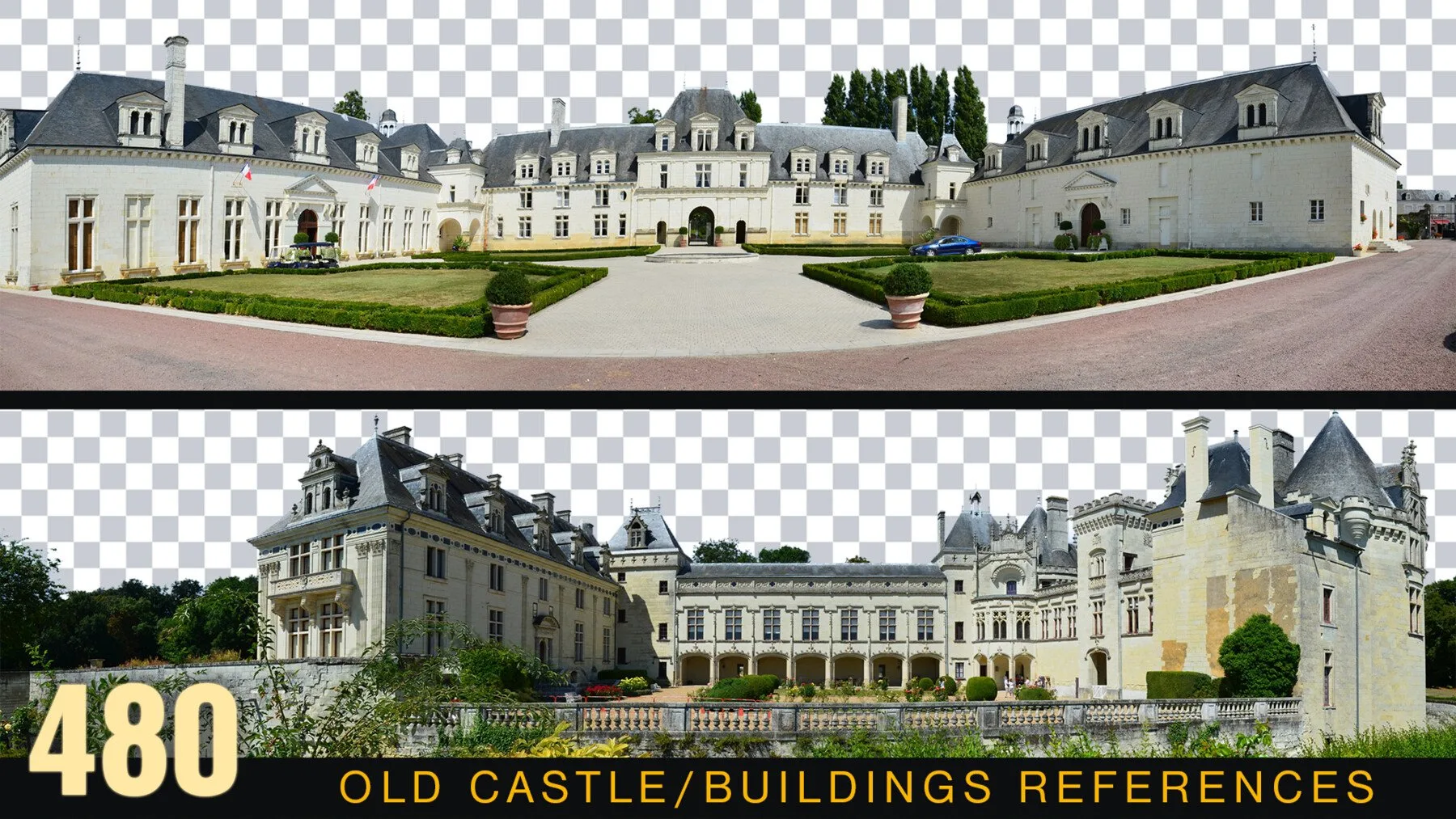 Panoramic Environment References [Castles | Old Buildings ] 480