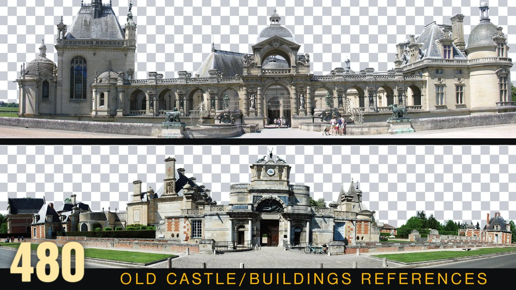 Panoramic Environment References [Castles | Old Buildings ] 480