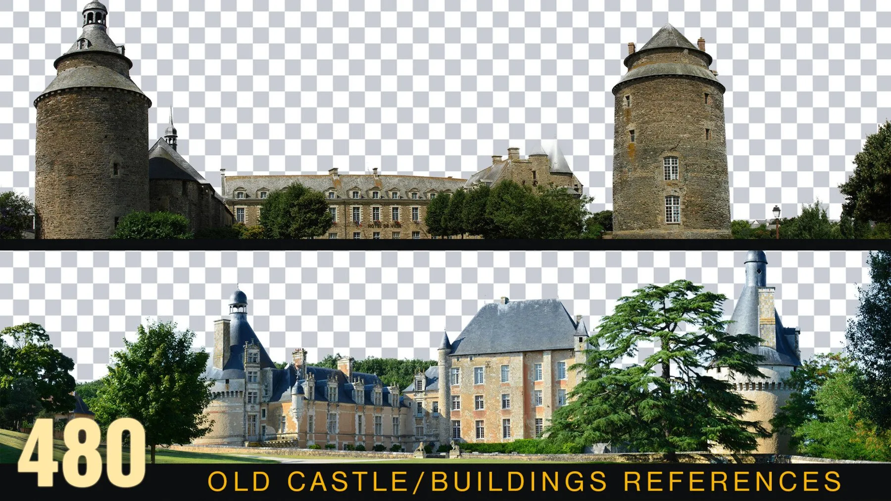 Panoramic Environment References [Castles | Old Buildings ] 480