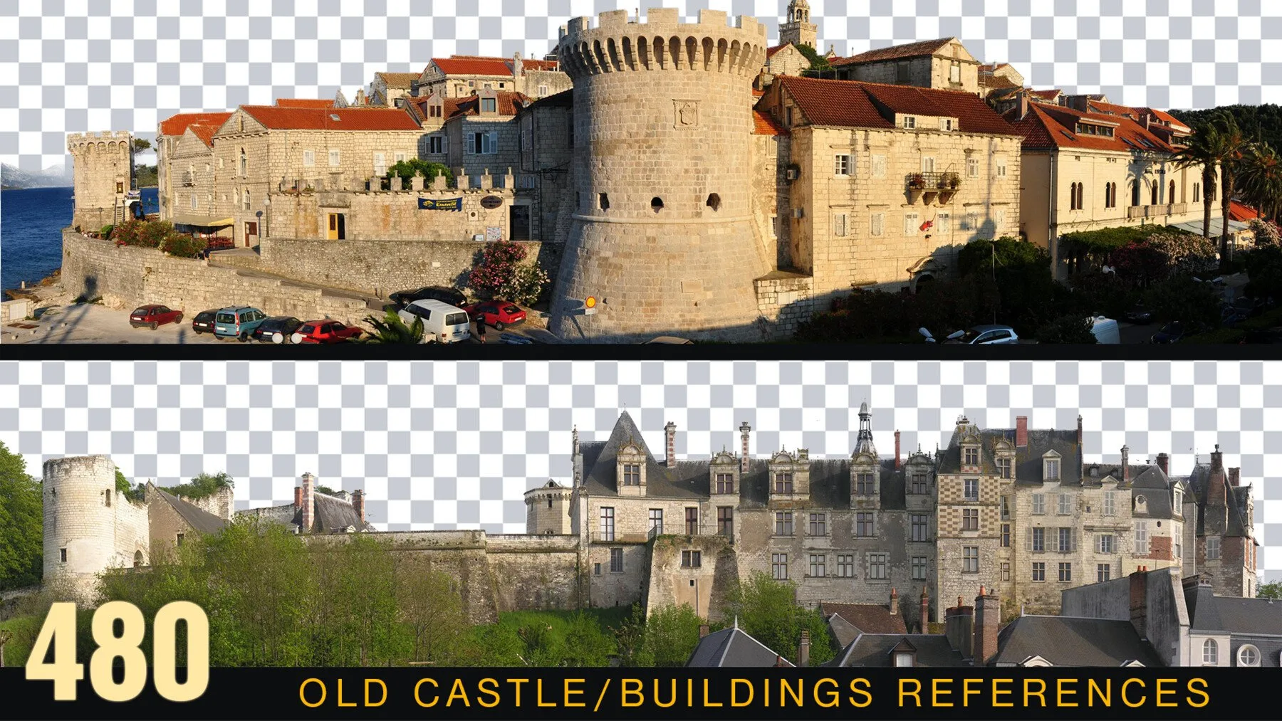 Panoramic Environment References [Castles | Old Buildings ] 480