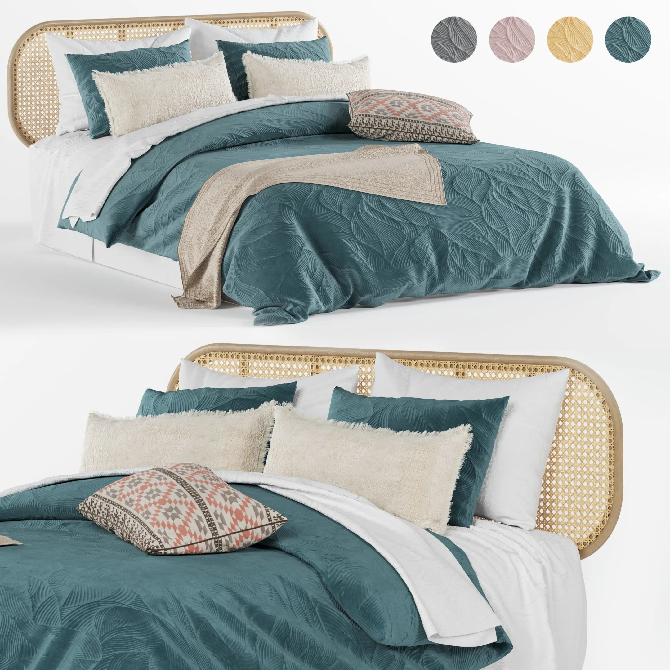 Adairs Bed no#01 with LUANA QUILT COVER