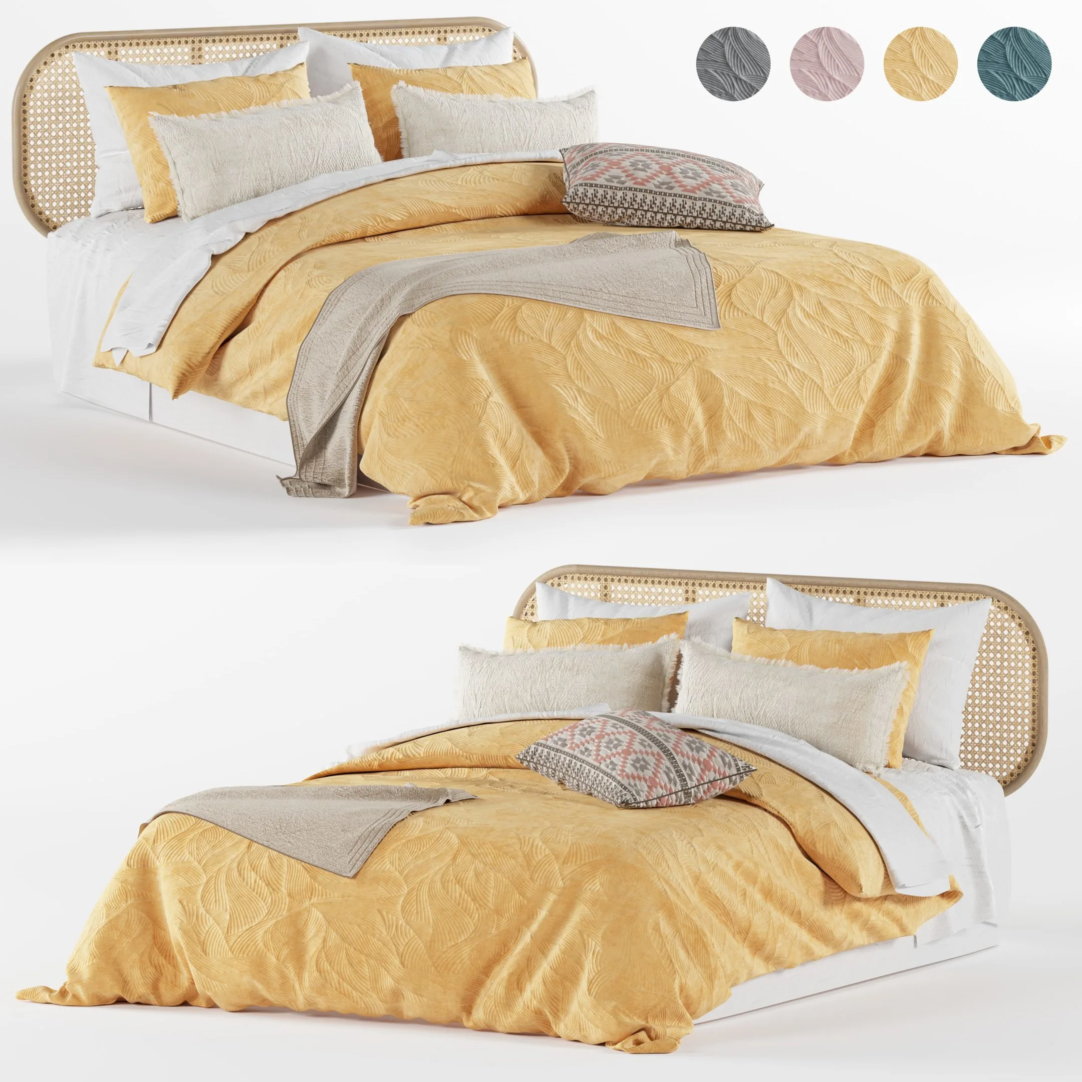 Adairs Bed no#01 with LUANA QUILT COVER