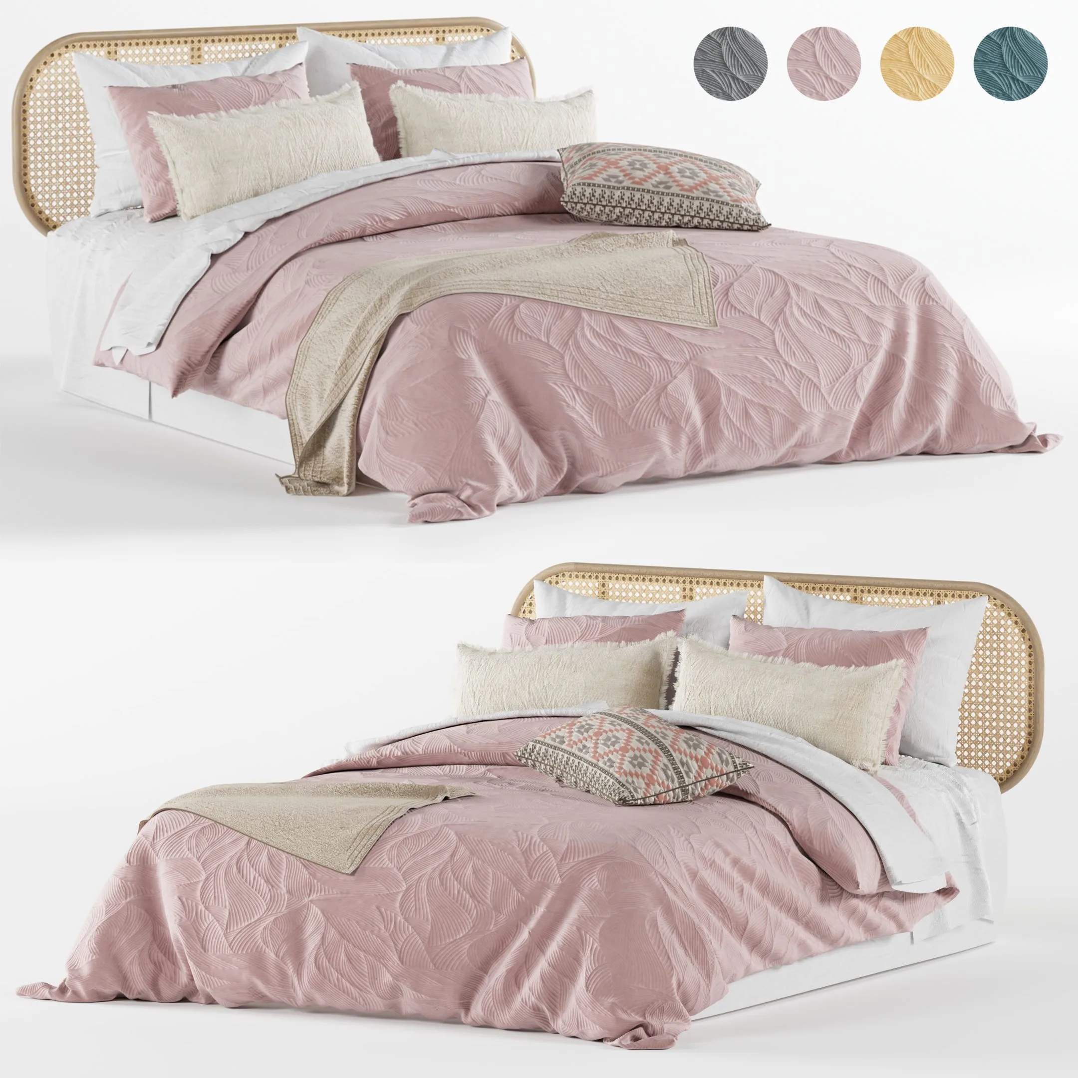 Adairs Bed no#01 with LUANA QUILT COVER