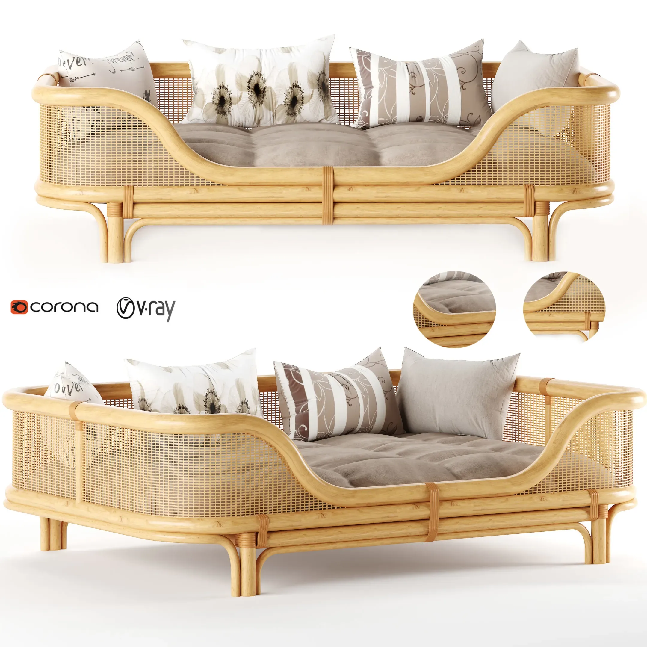 Sofa Venus Rattan Daybed