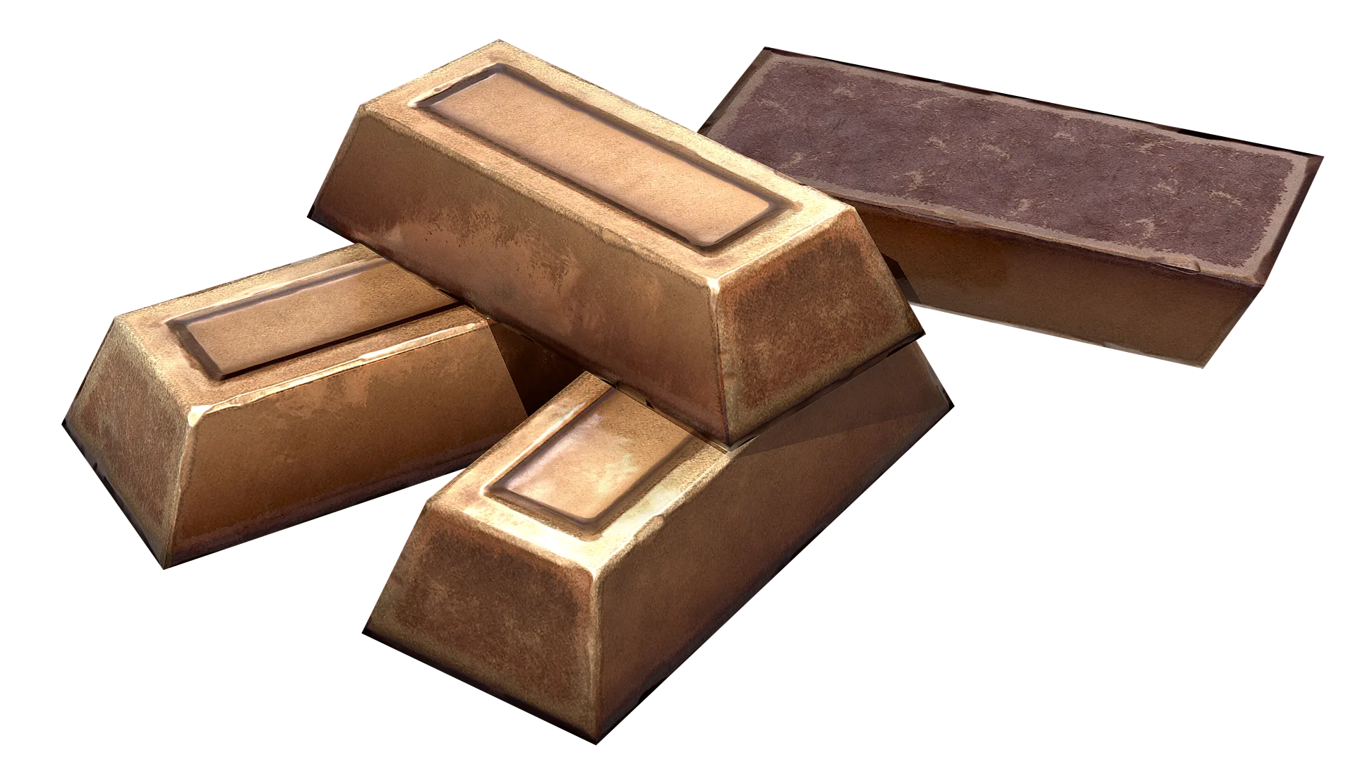 Bronze Ingot FlippedNormals