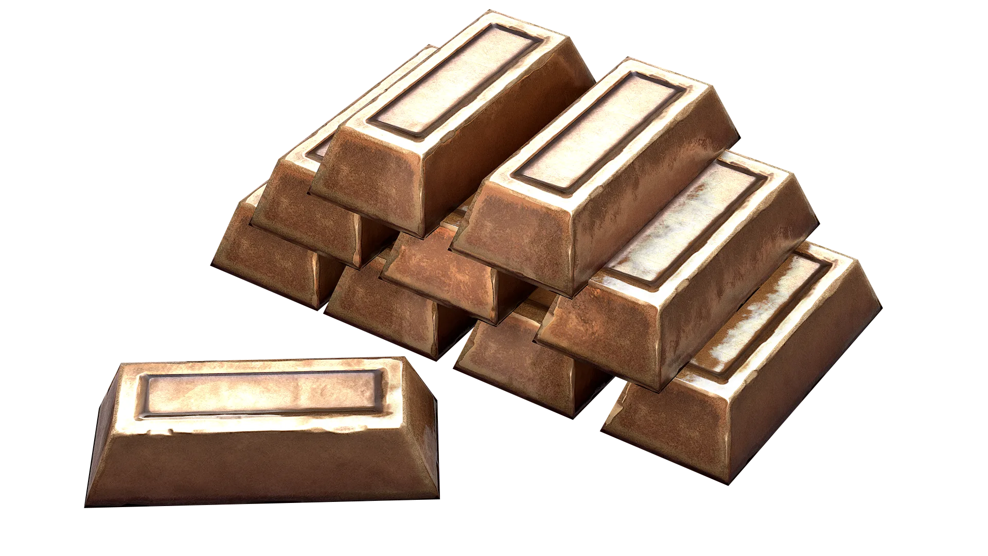 Bronze Ingot FlippedNormals