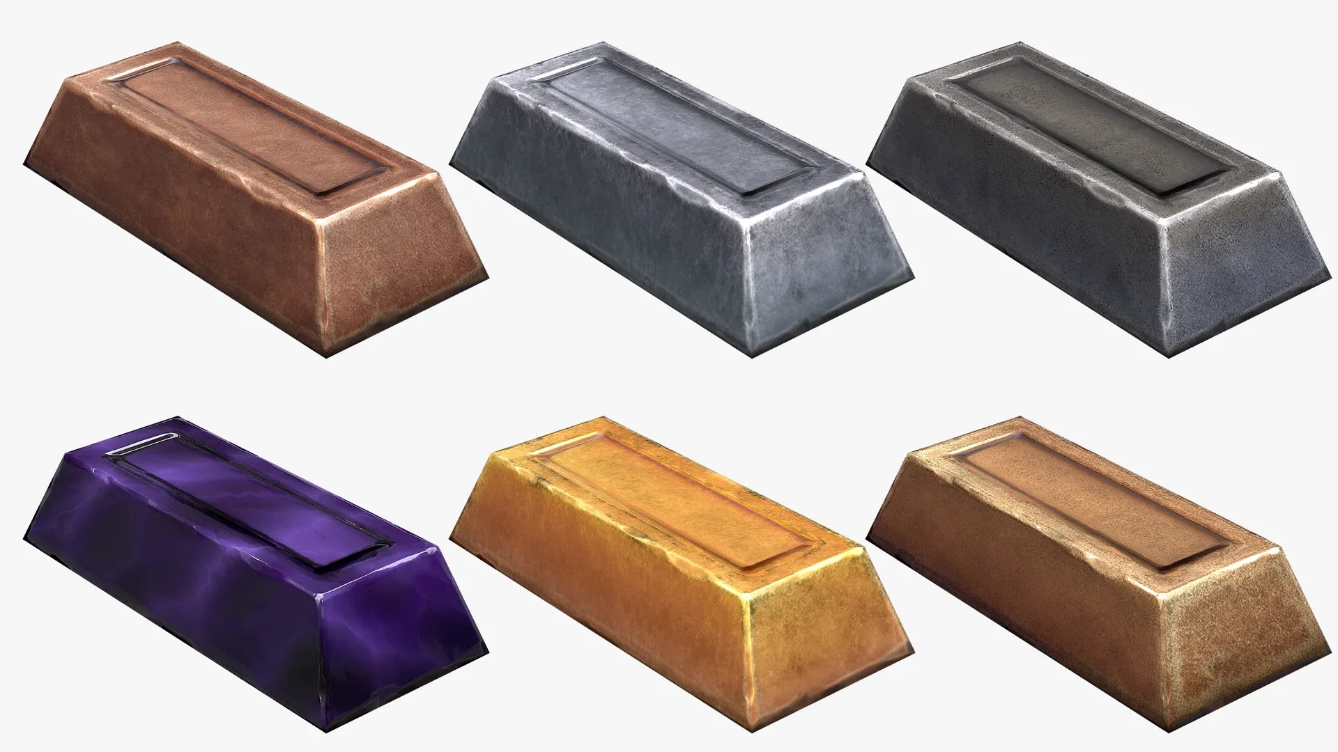 Stylized Ingots Pack