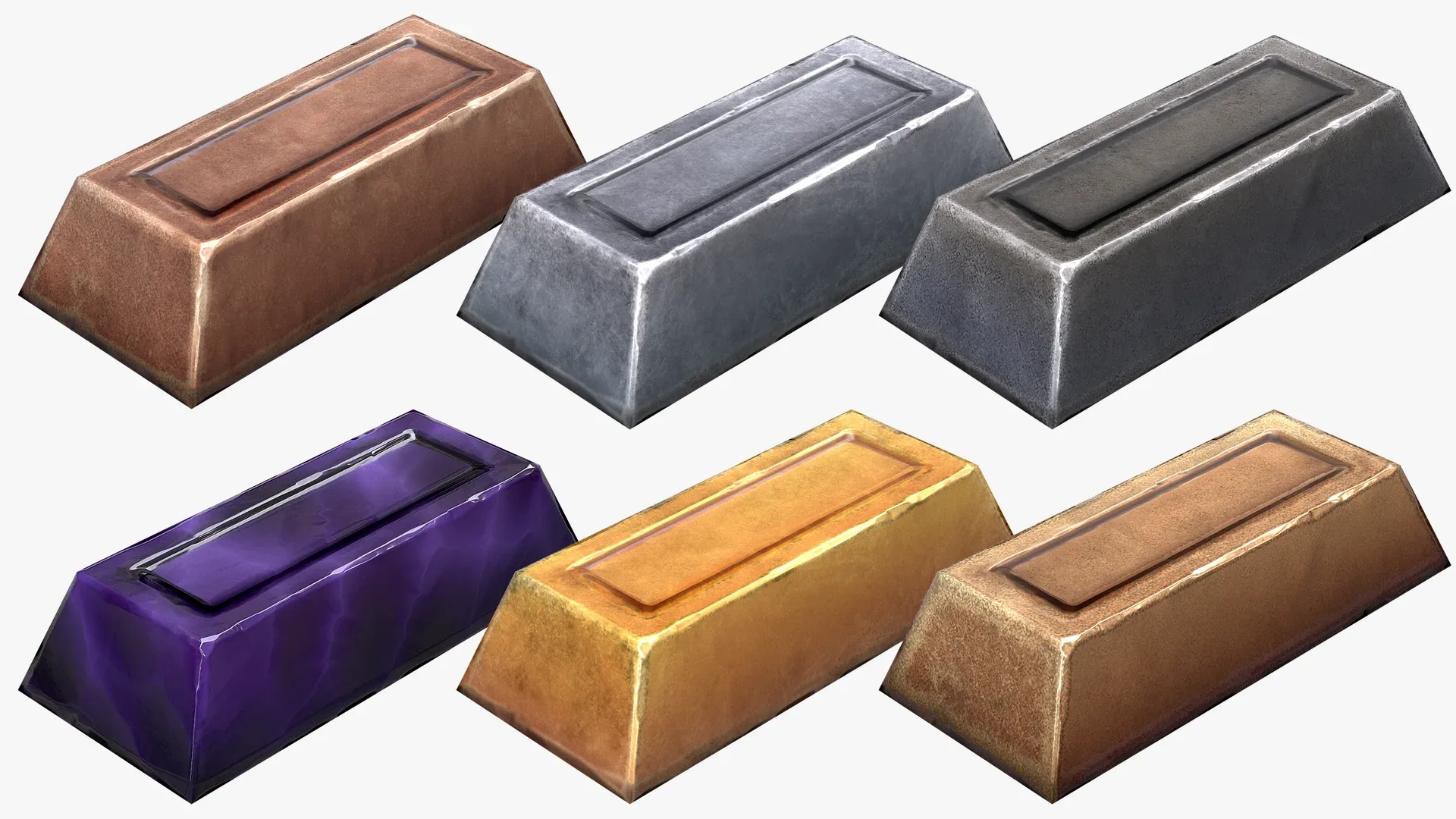 Stylized Ingots Pack