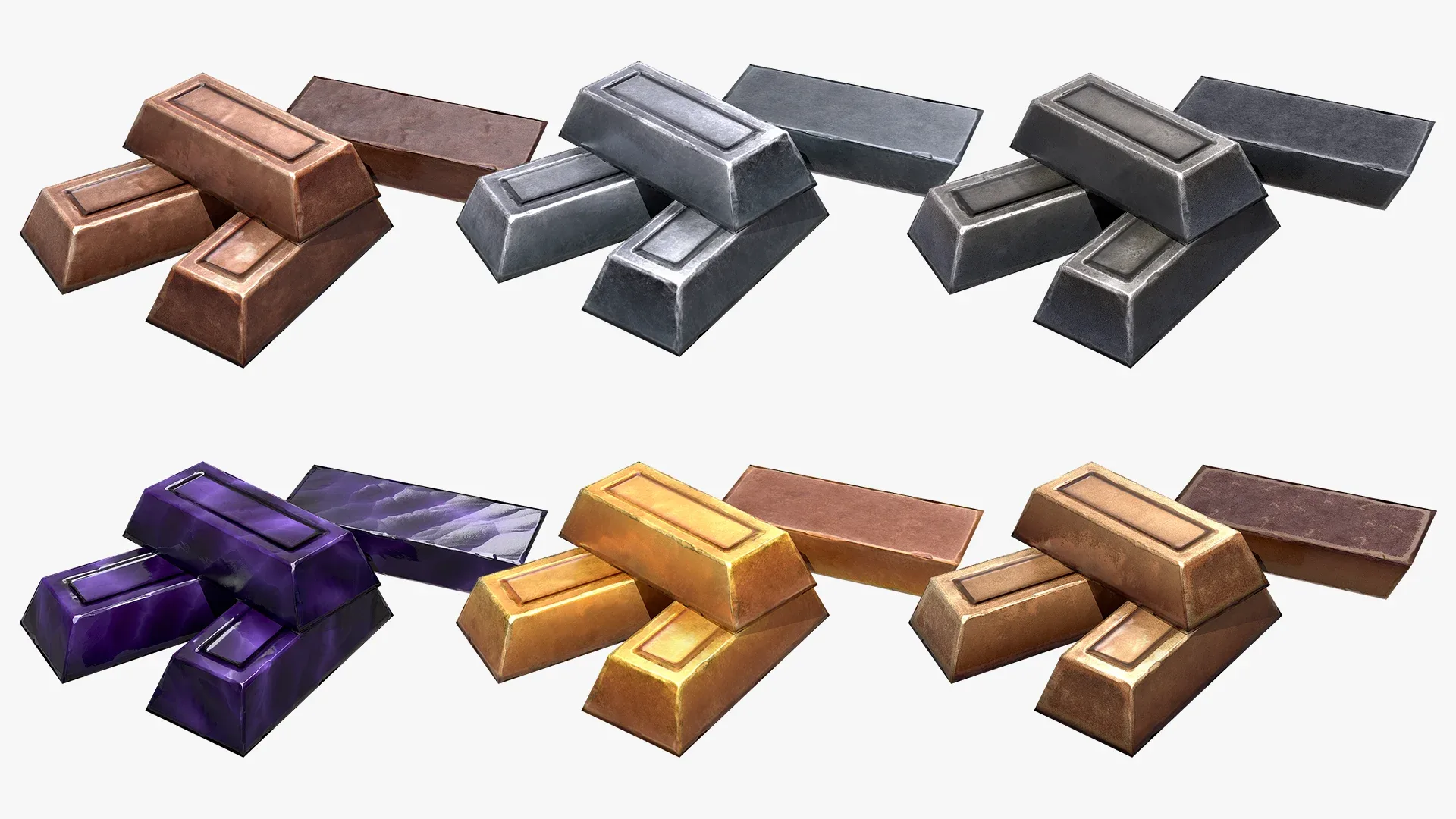 Stylized Ingots Pack