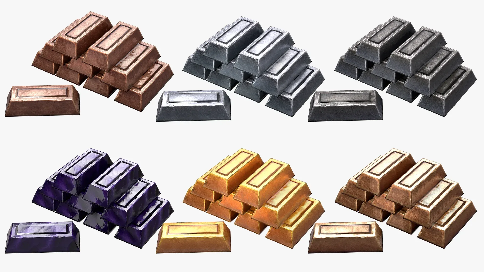 Stylized Ingots Pack