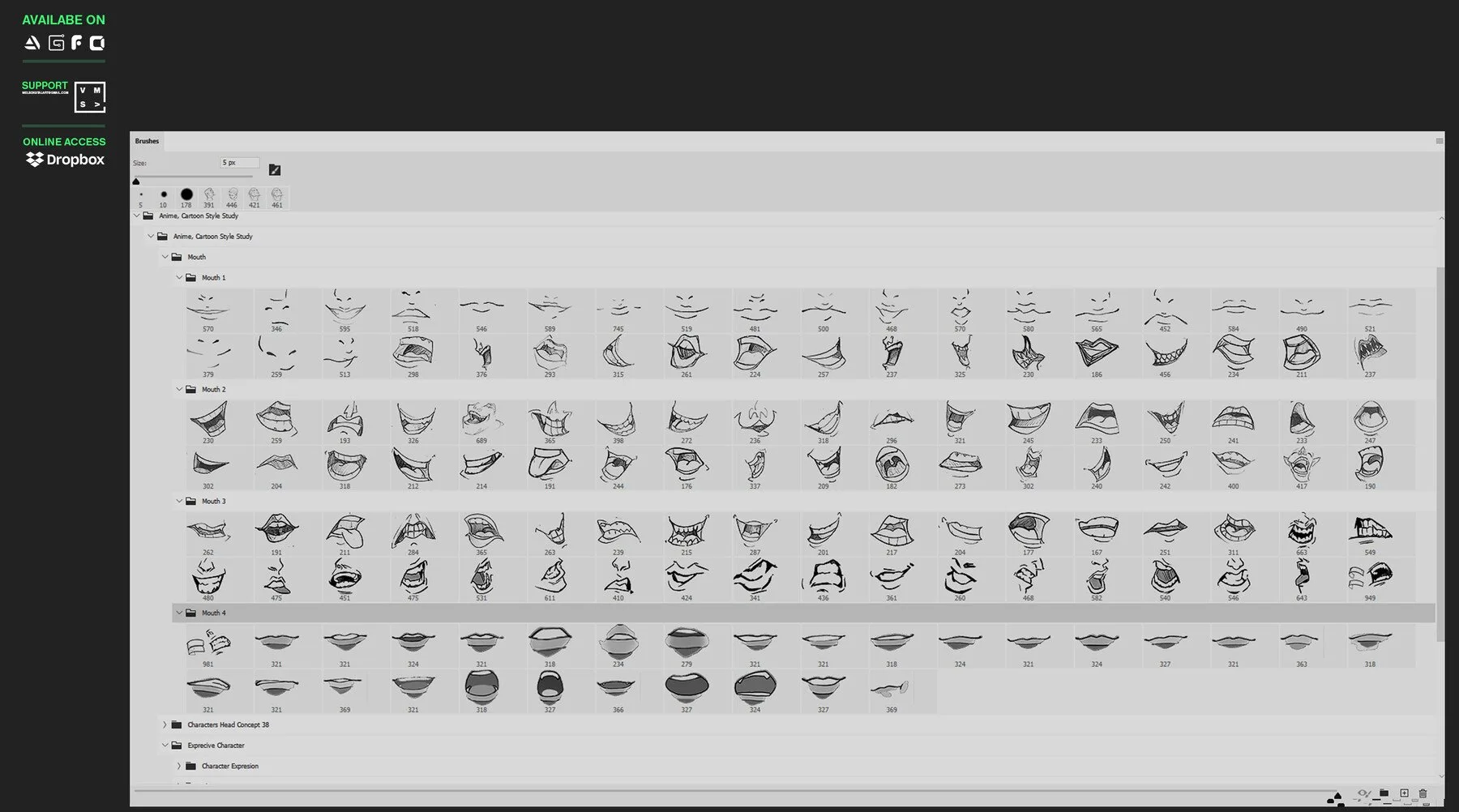 TOON | ANIME MANGA GUIDE BRUSHES
