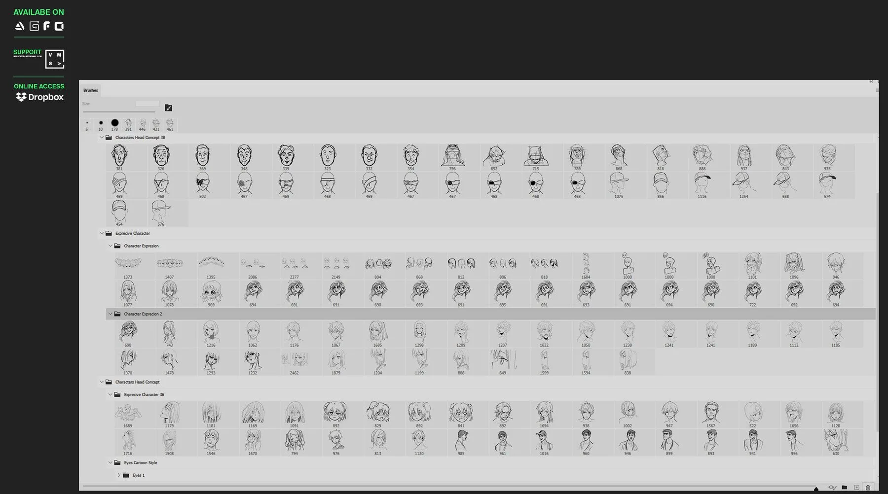 TOON | ANIME MANGA GUIDE BRUSHES