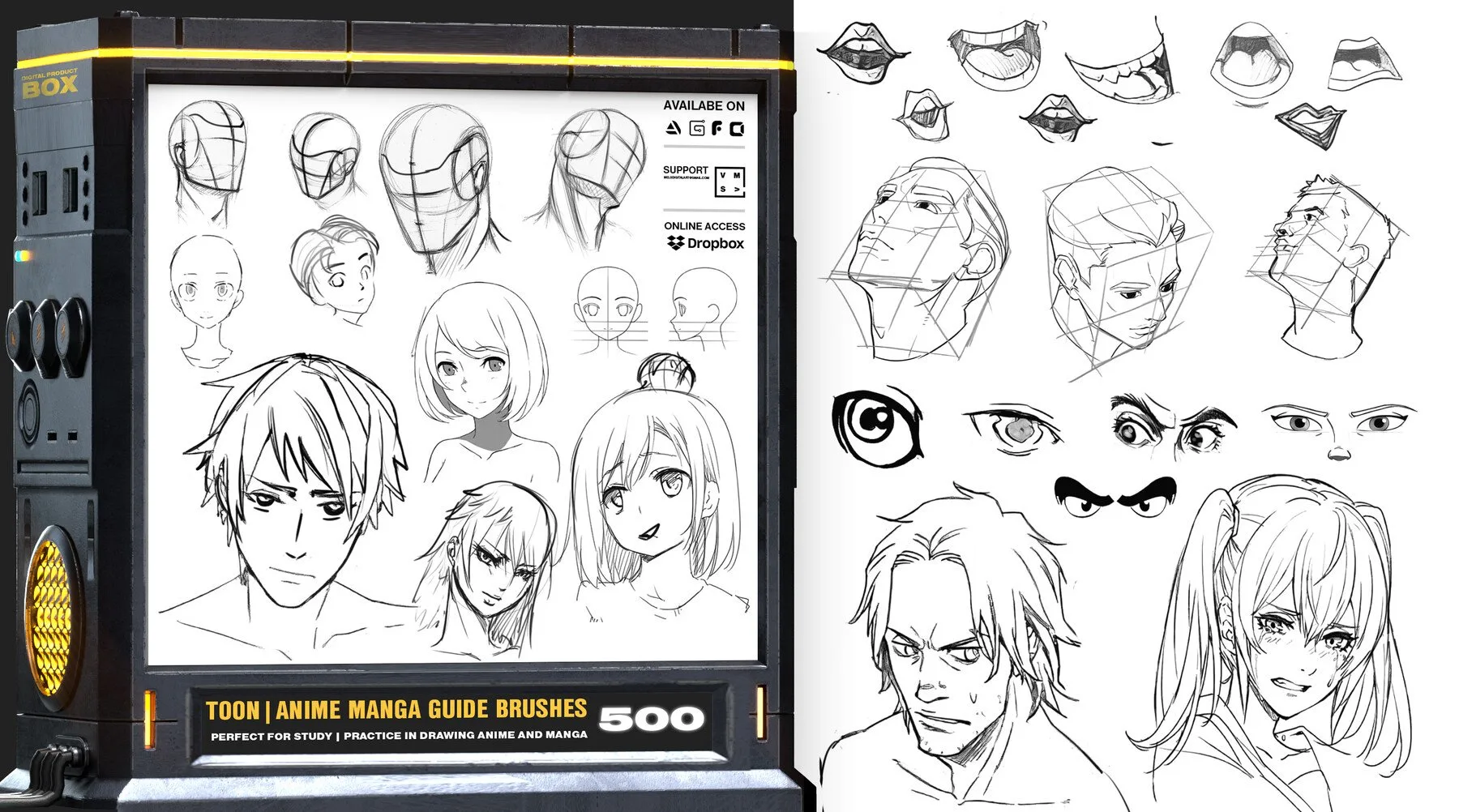 TOON | ANIME MANGA GUIDE BRUSHES