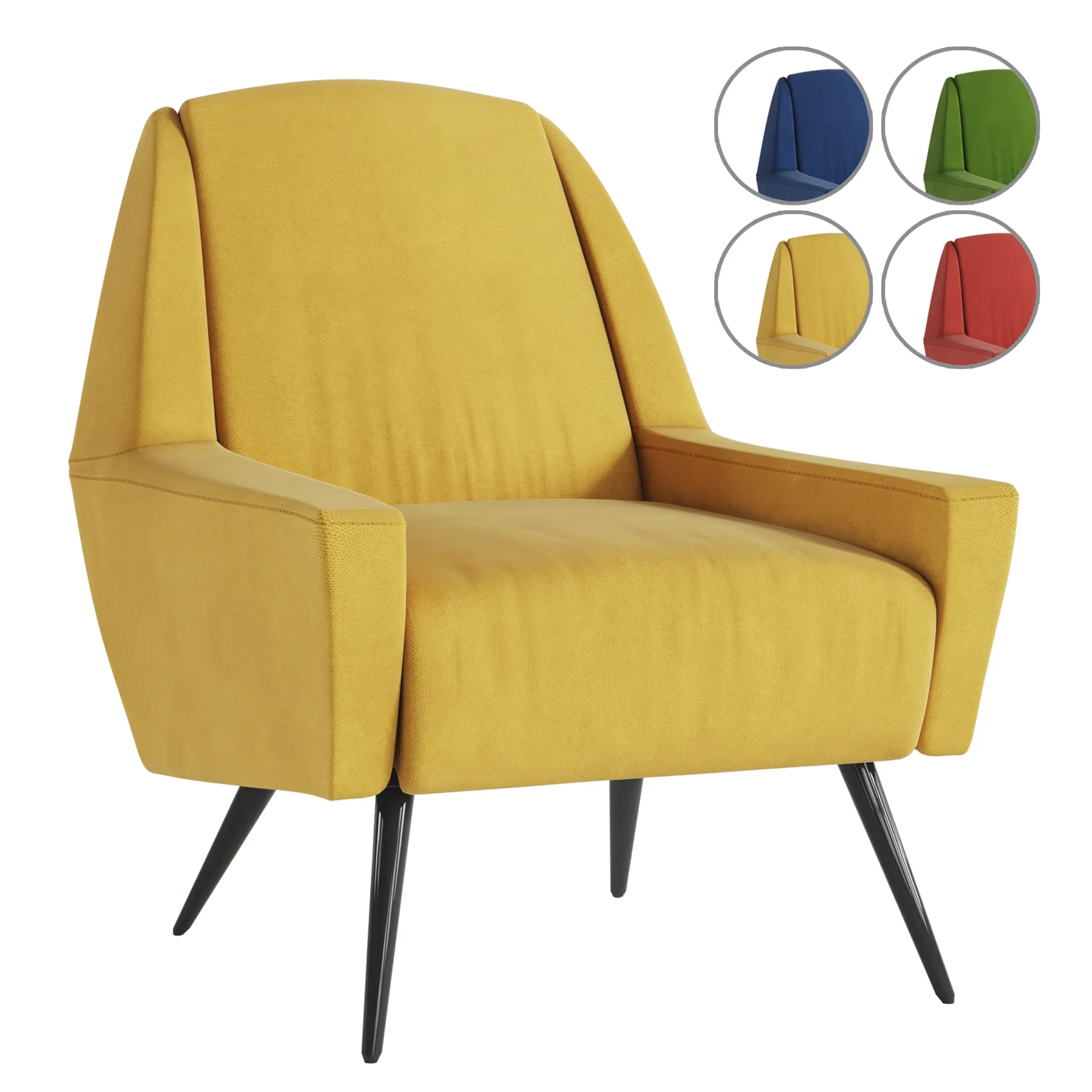 Roco Accent Armchair (4 Colors)