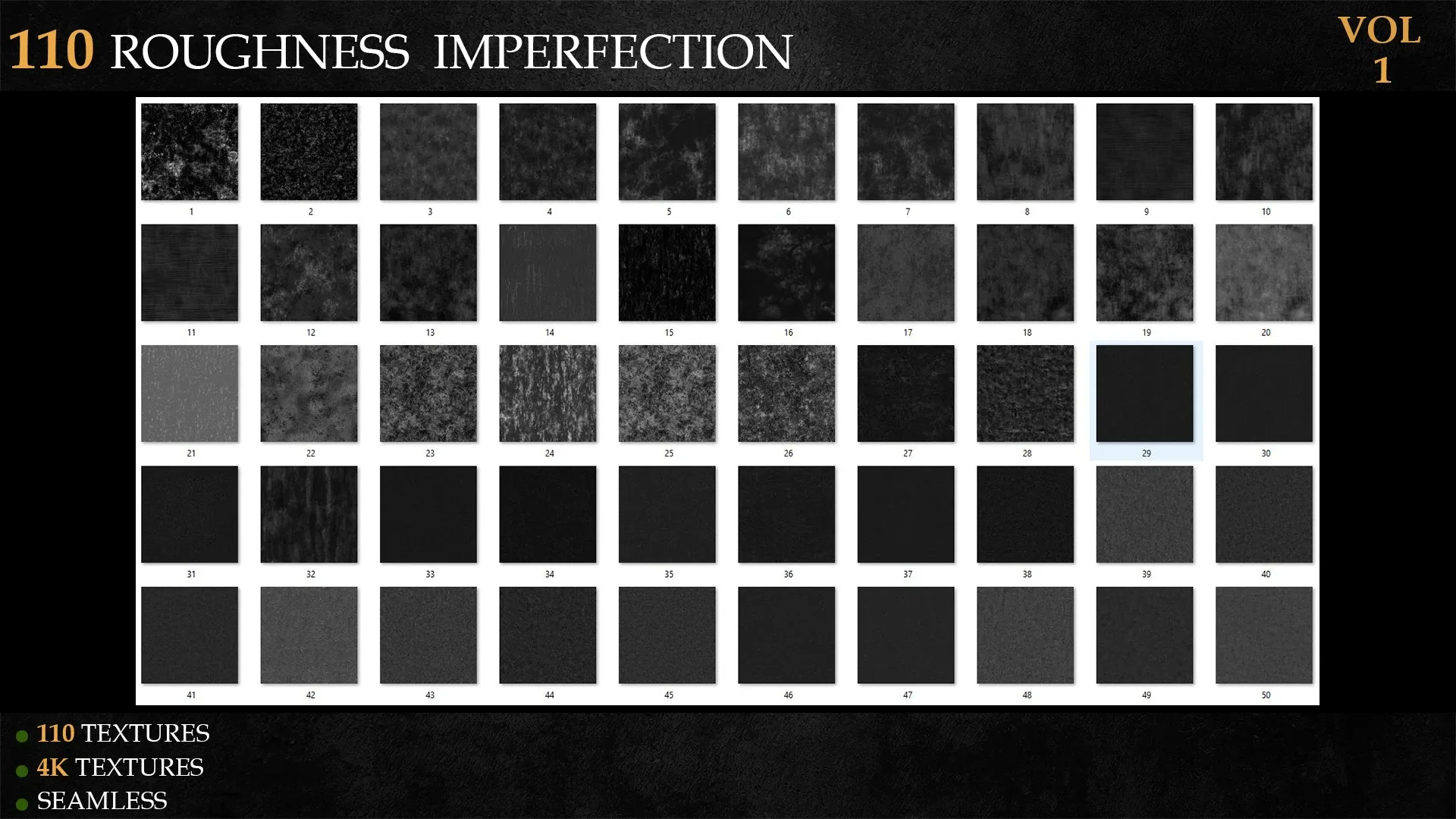 110 ROUGHNESS IMPERFECTION-VOL 1