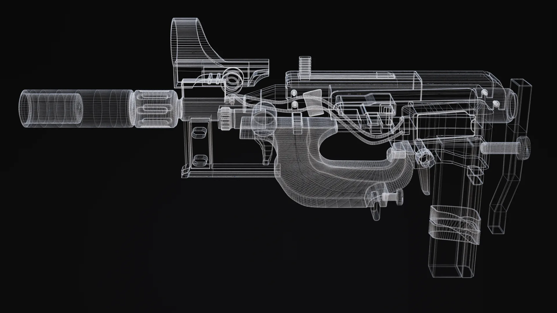 Nyx Rifle Scifi Game Ready