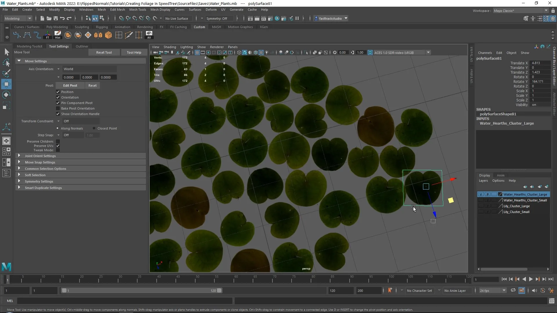 Foliage for Games using SpeedTree