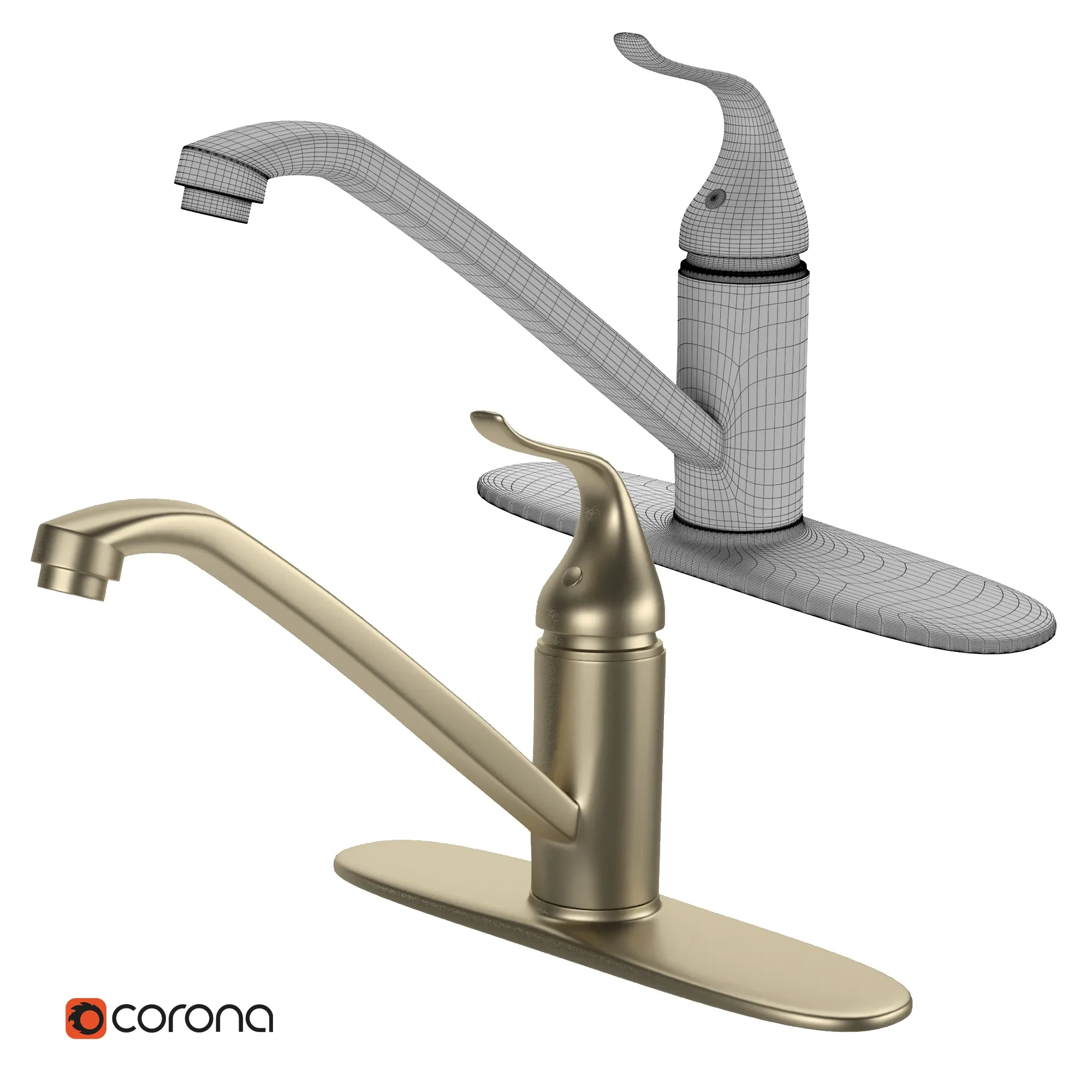 Kitchen Faucet Set 01