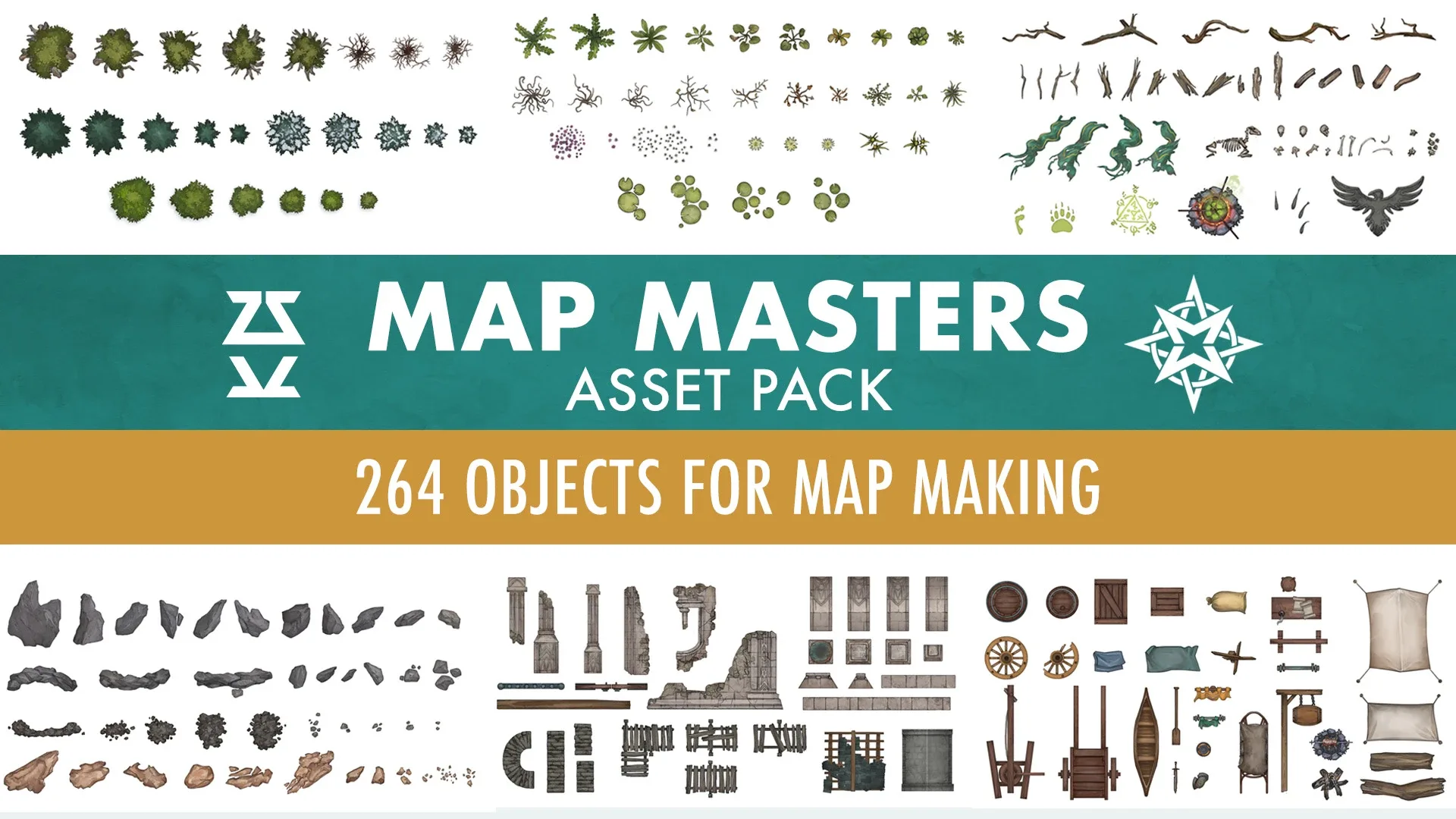 Map Masters 2D Assets