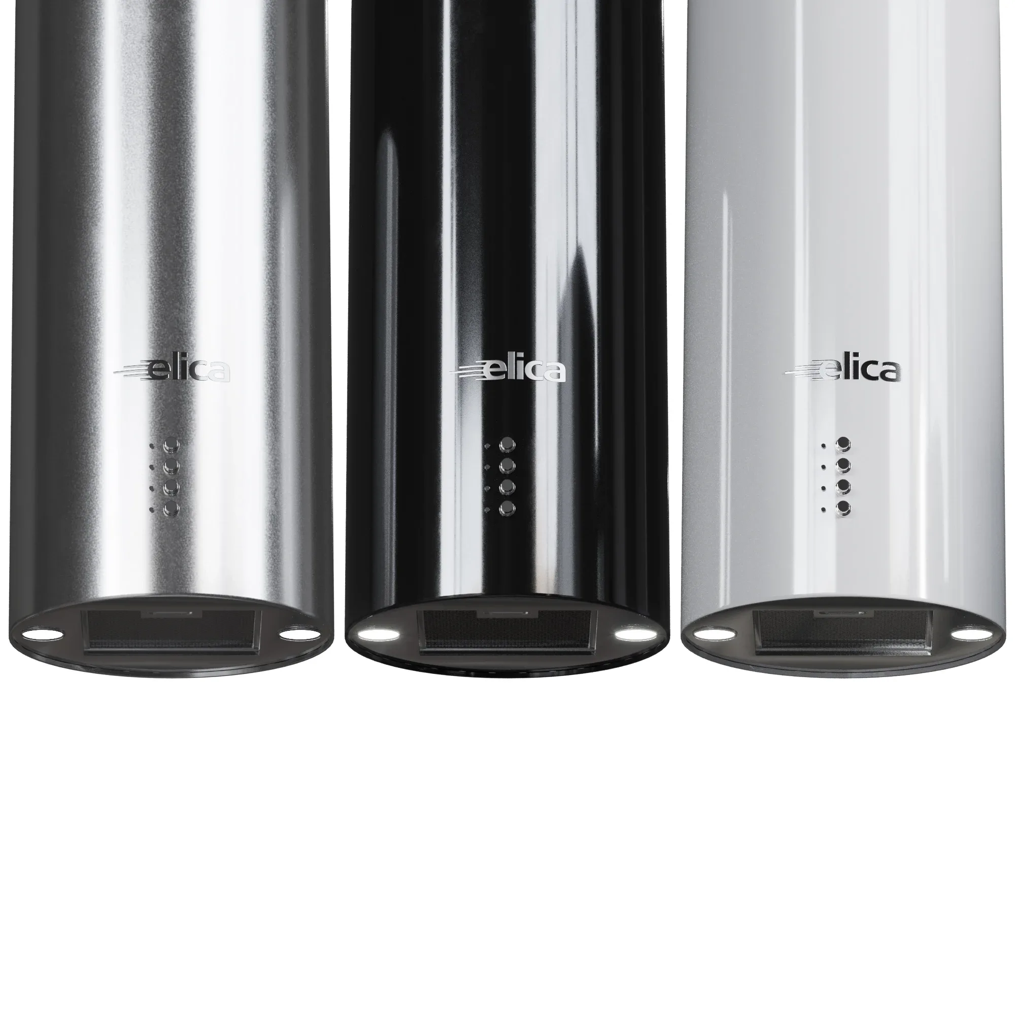 Elica Island Hood and Hob FlippedNormals