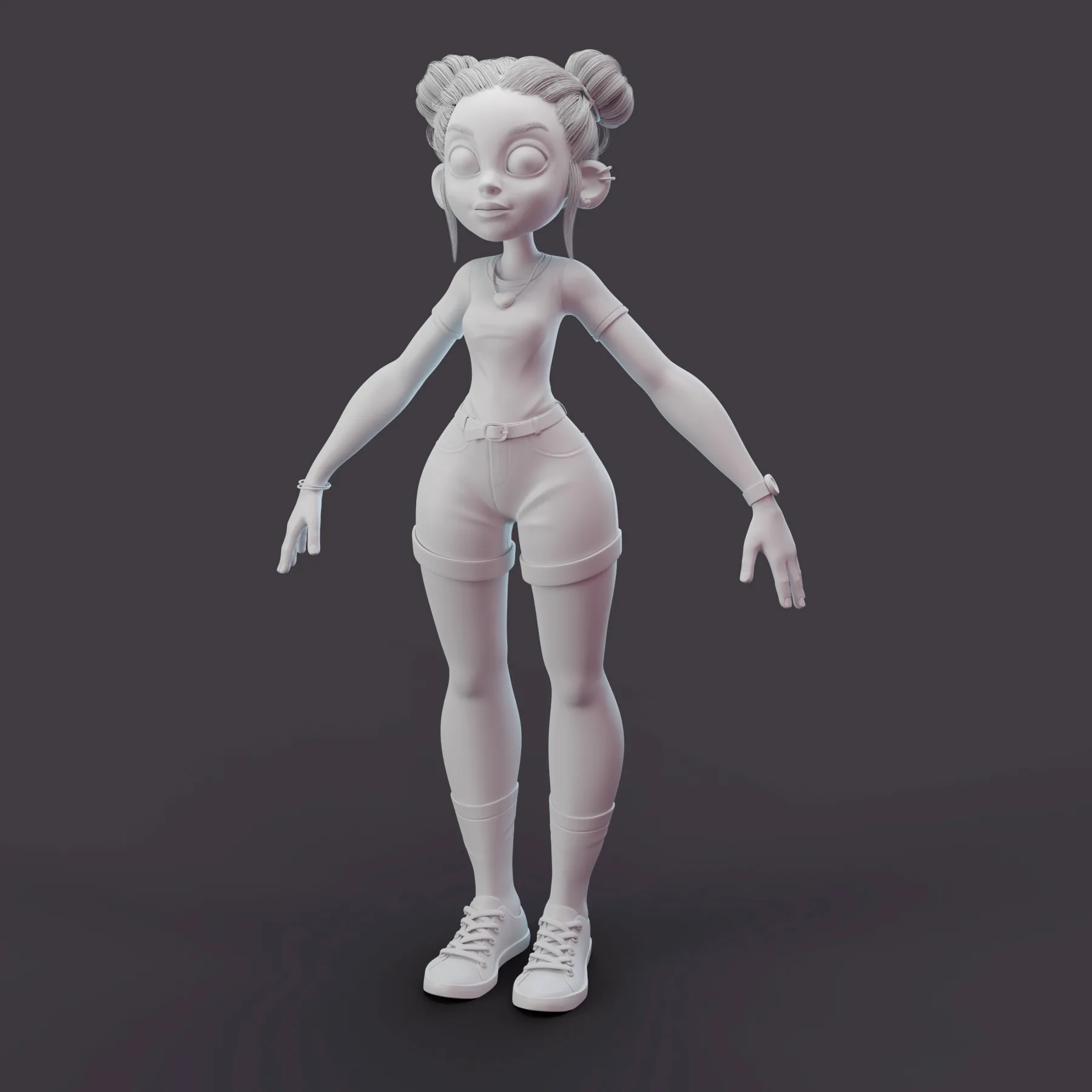 3D Character Creation for animation in Blender & Substance Painter